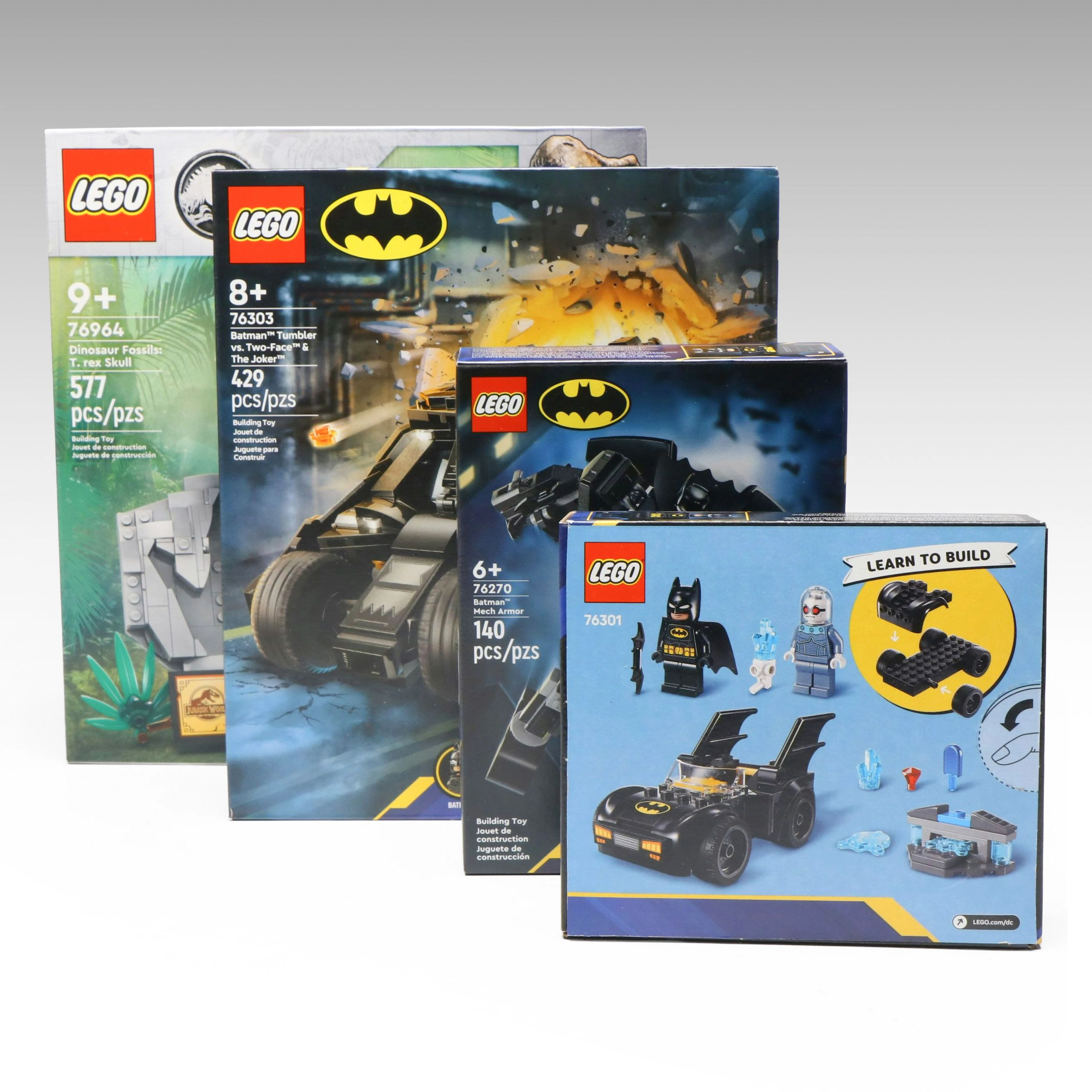 LEGO Batman and Jurassic Park Building Sets, 21st C.