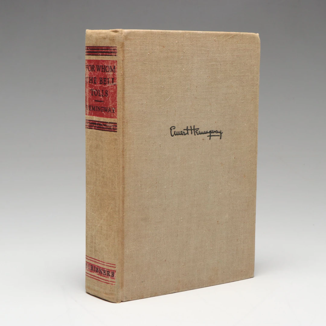 First Printing "For Whom the Bell Tolls" by Ernest Hemingway, 1940