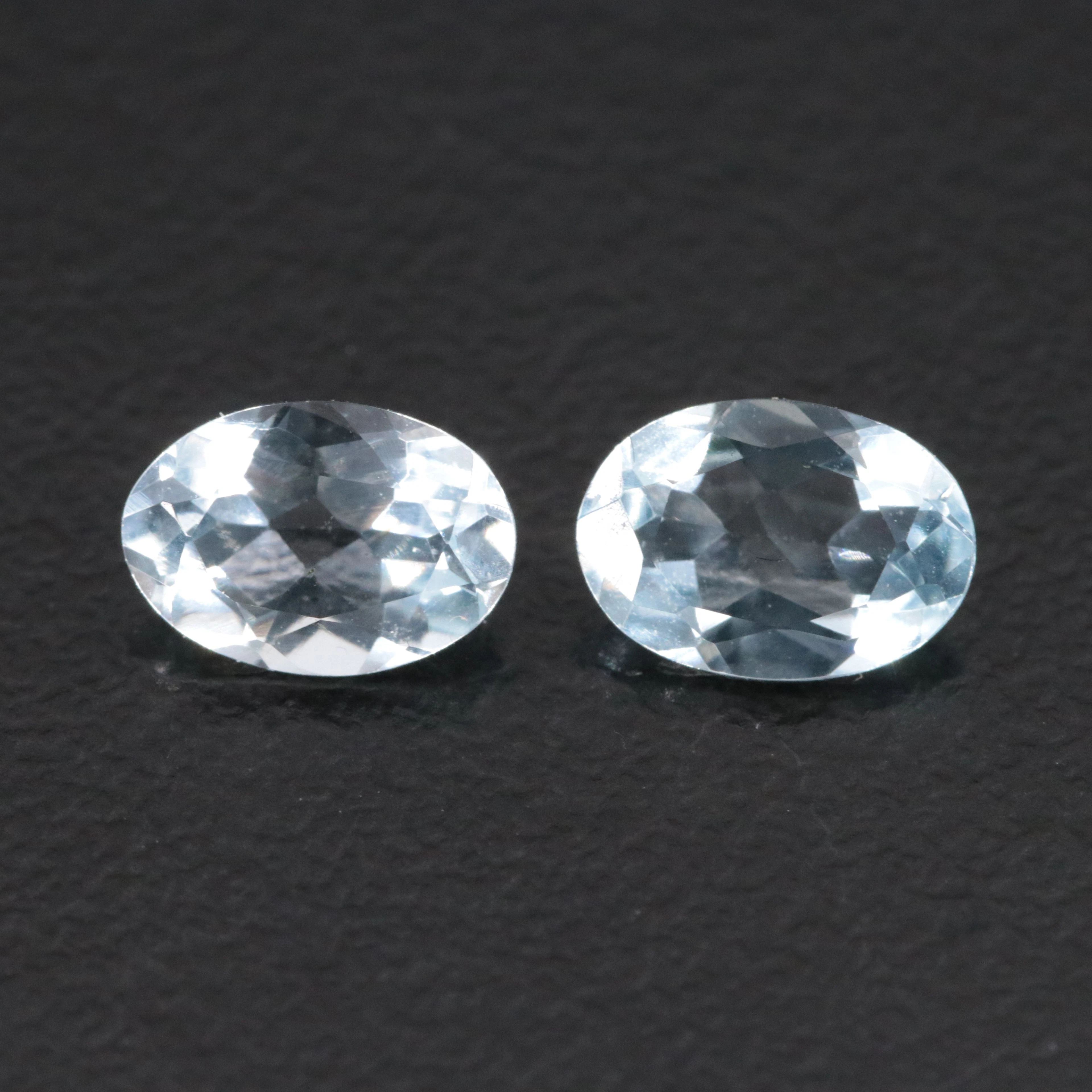 Loose 1.17 CTW Aquamarine Matched Pair