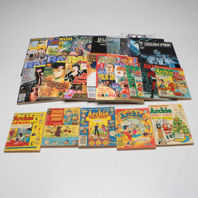 "Raijin Comics" Manga Anthology Magazine with More Comic Books