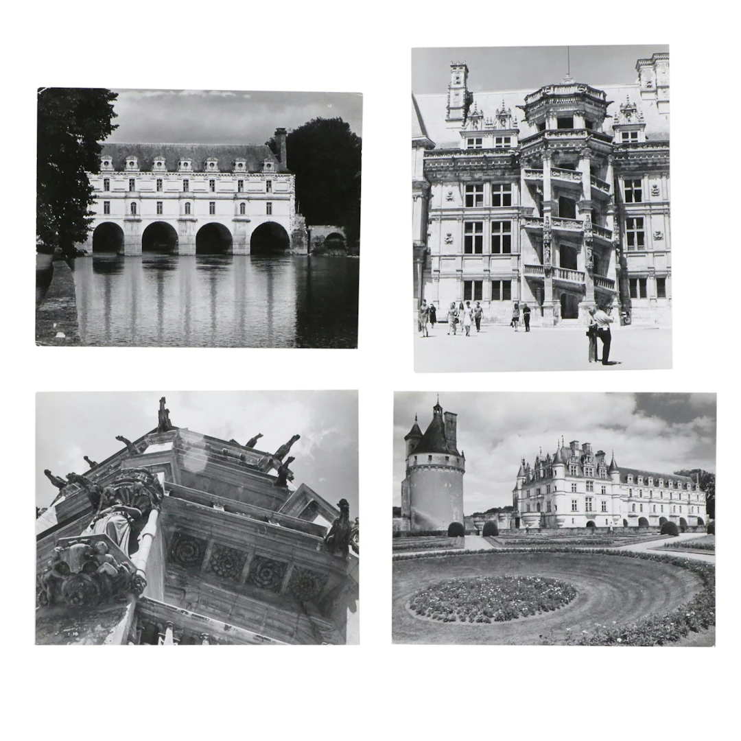 Bernard G. Silberstein Cityscape Silver Gelatin Photographs of French Châteaus