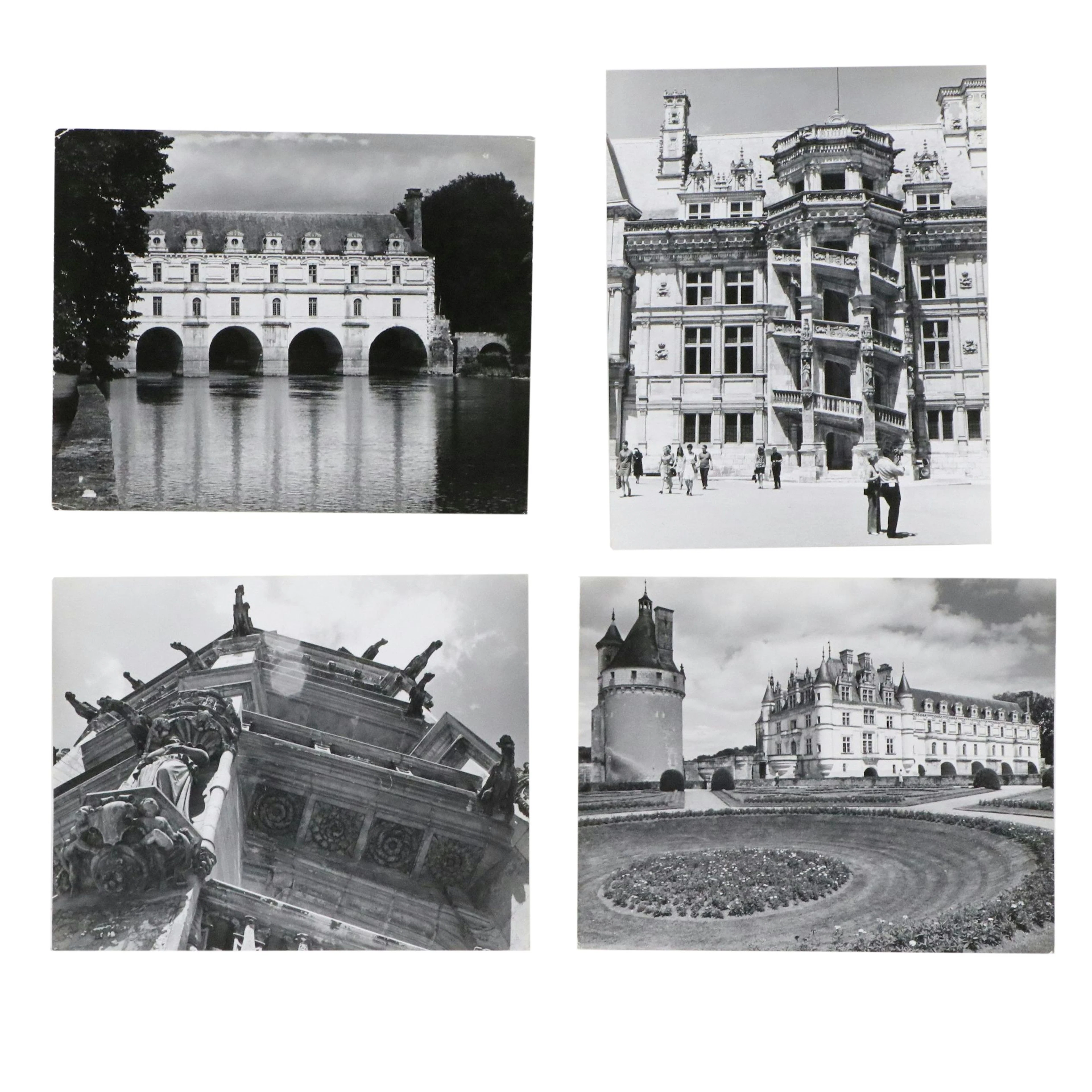 Bernard G. Silberstein Cityscape Silver Gelatin Photographs of French Châteaus