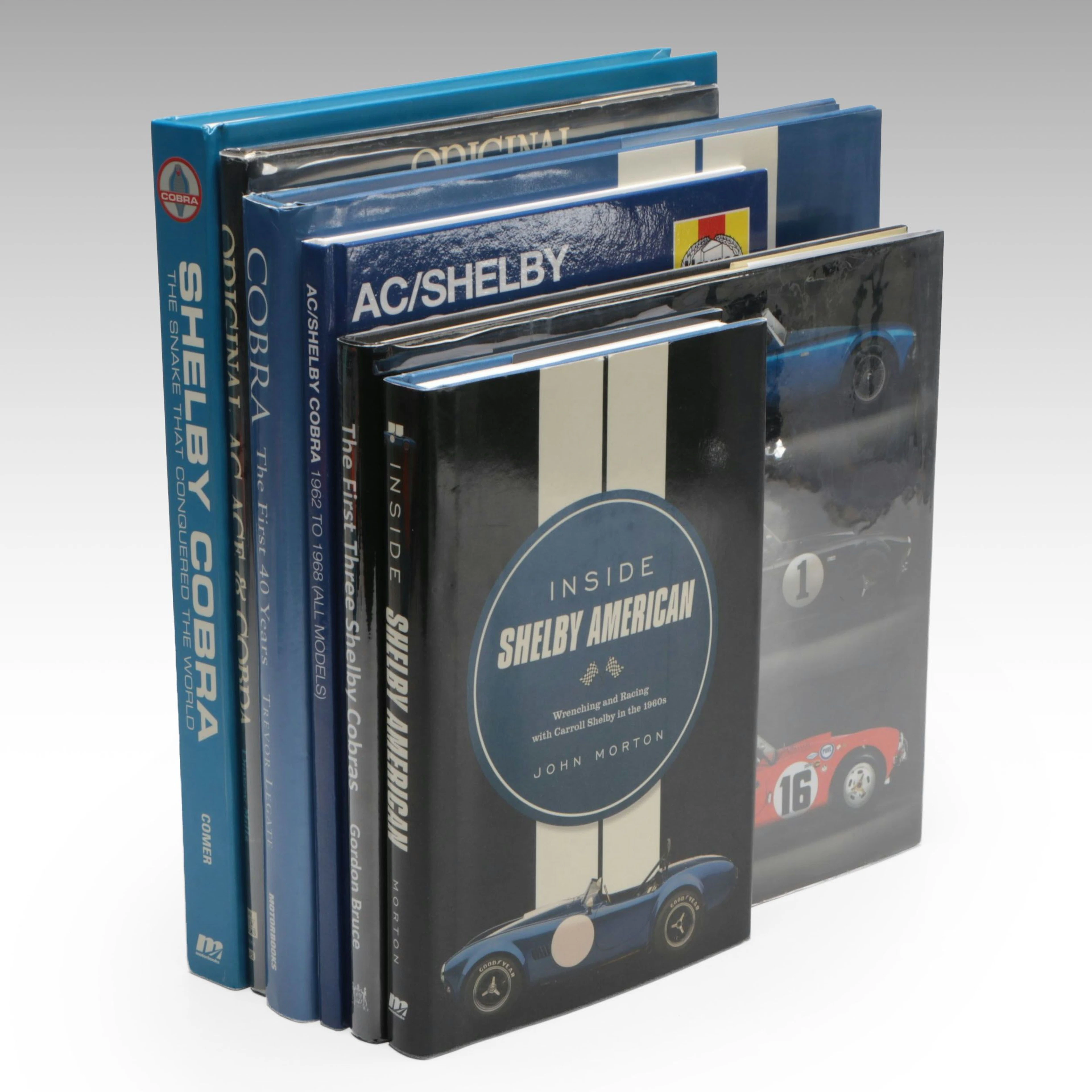 First Edition "Shelby Cobra" by Colin Comer and More Automotive Books