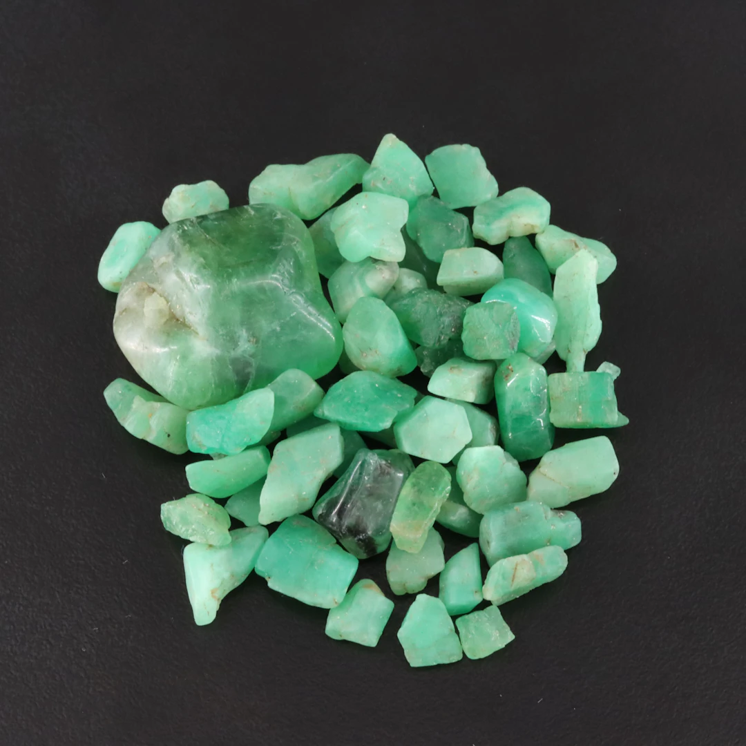 Loose 83.50 CTW Rough Emerald Lot