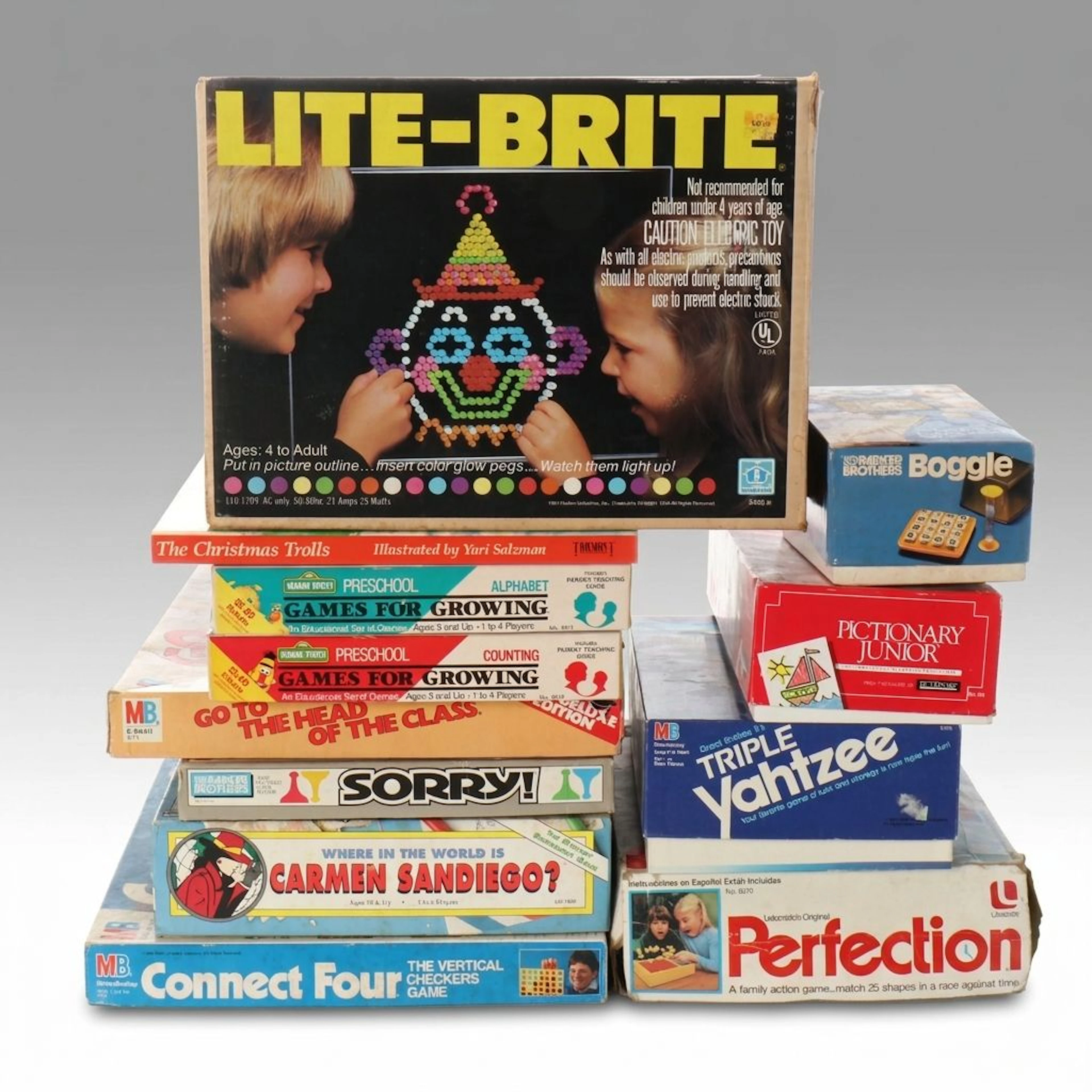 Connect Four, Perfection and More Vintage Board Games