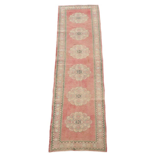 2'8 x 9'10 Hand-Knotted Turkish Taşpınar Carpet Runner
