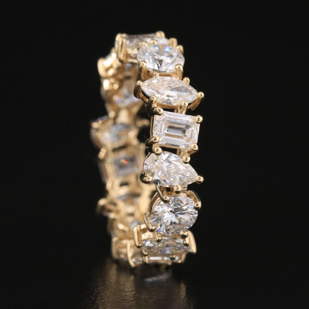 14K 3.41 CTW Lab Grown Diamond Eternity Band