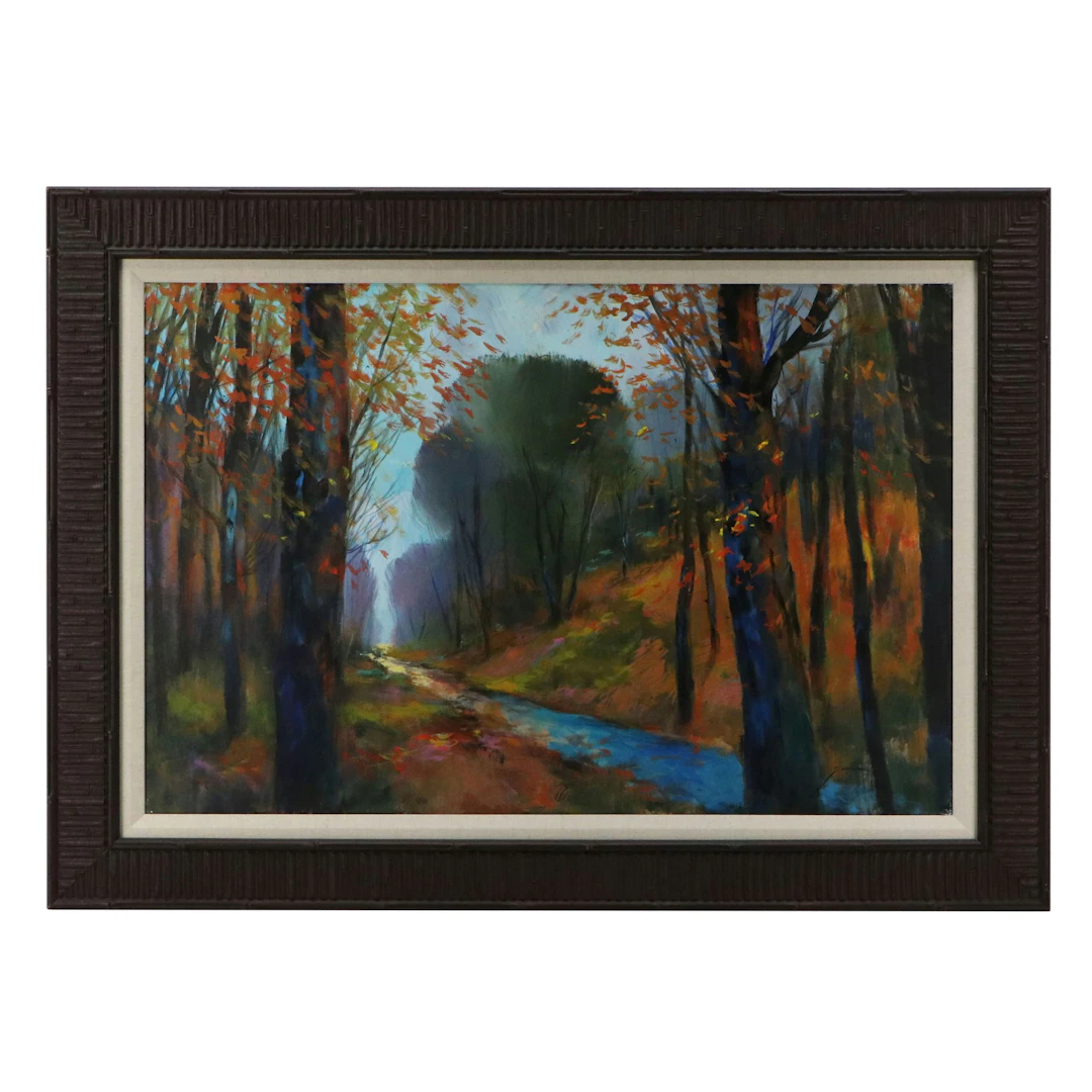 Michael Scholfield Oil Painting "Shadows," Late 20th to 21st Century