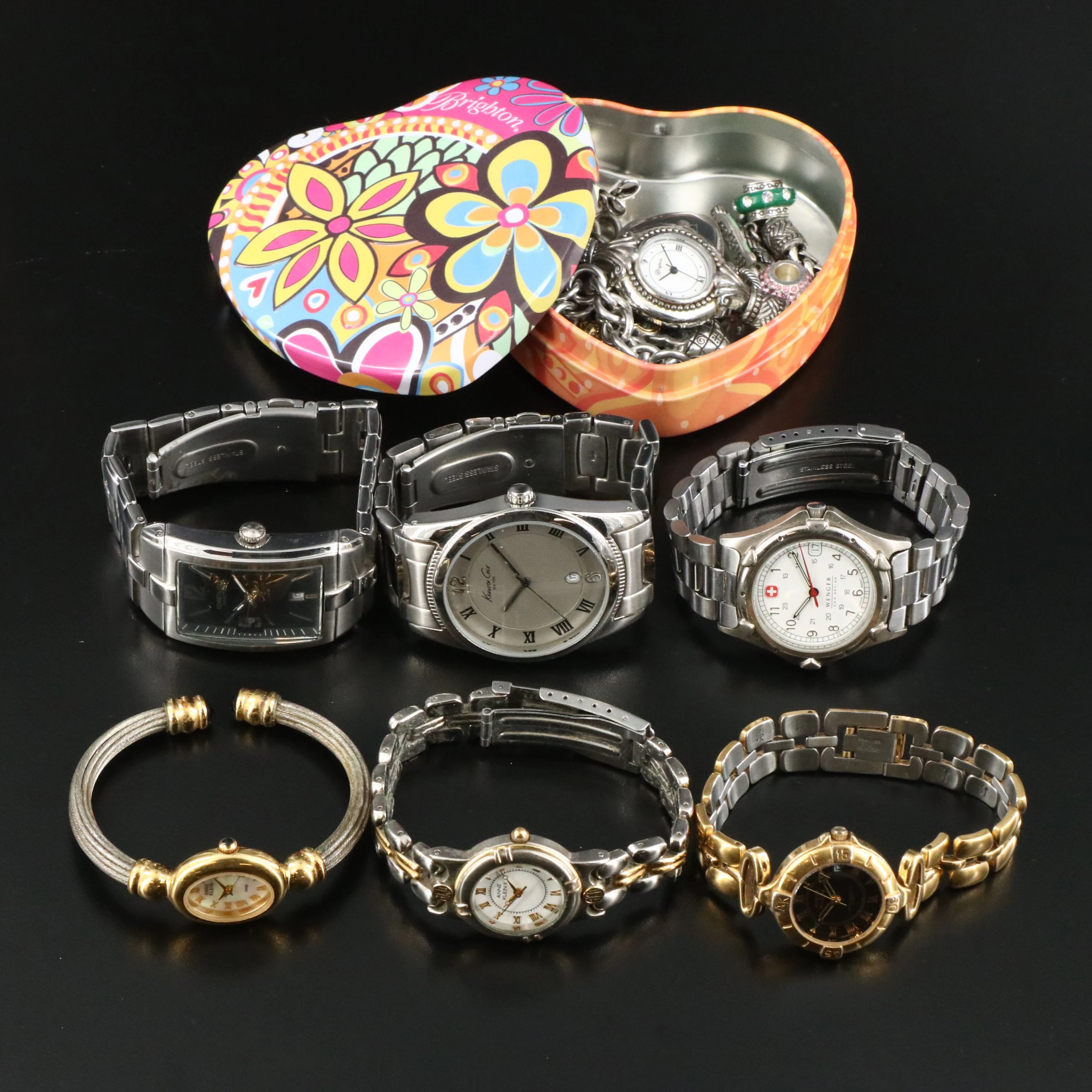 Collection of Designer Watches Featuring Kenneth Cole, Anne Klein and Brighton