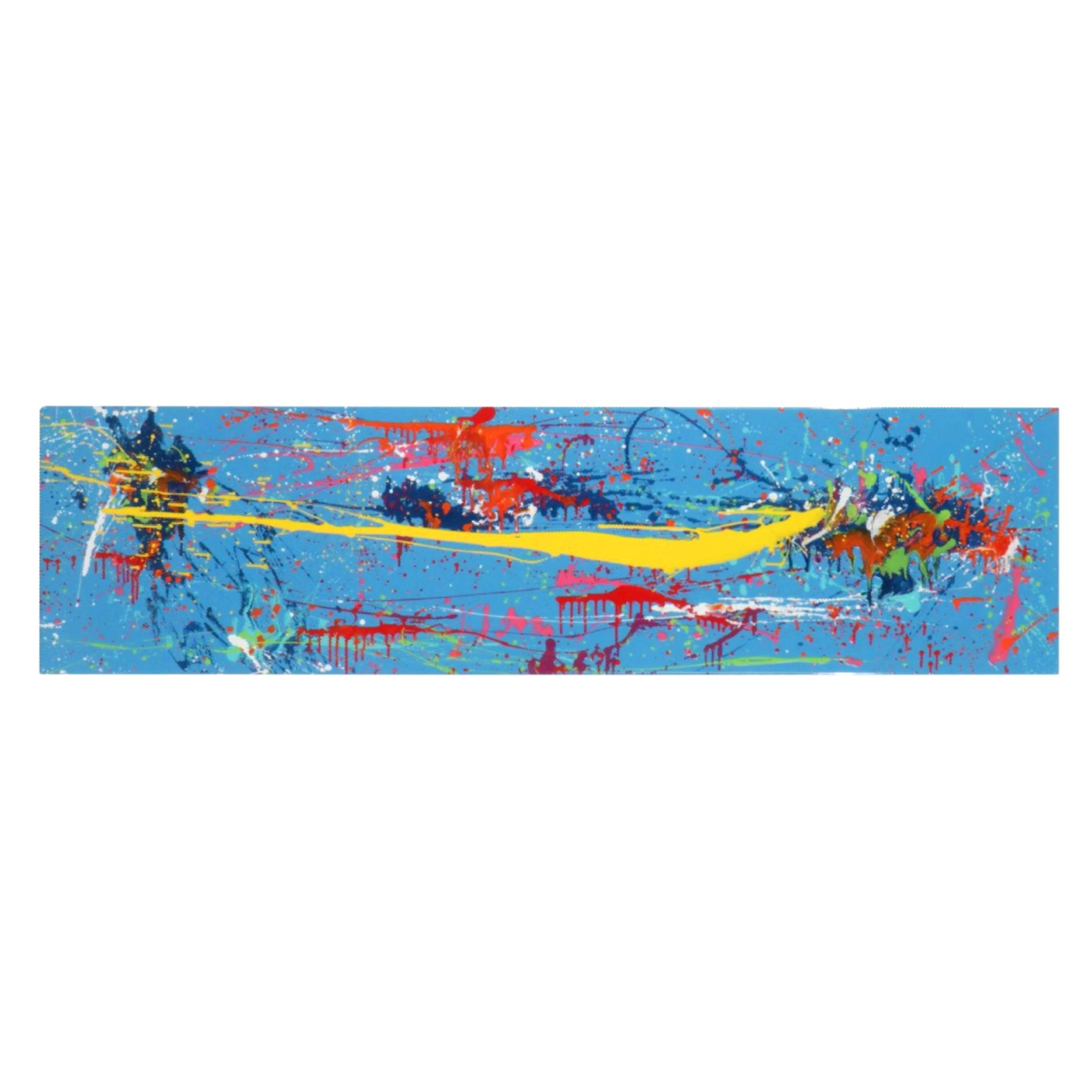 Mac Worthington Expressionist Style Acrylic Painting on Metal, 2019
