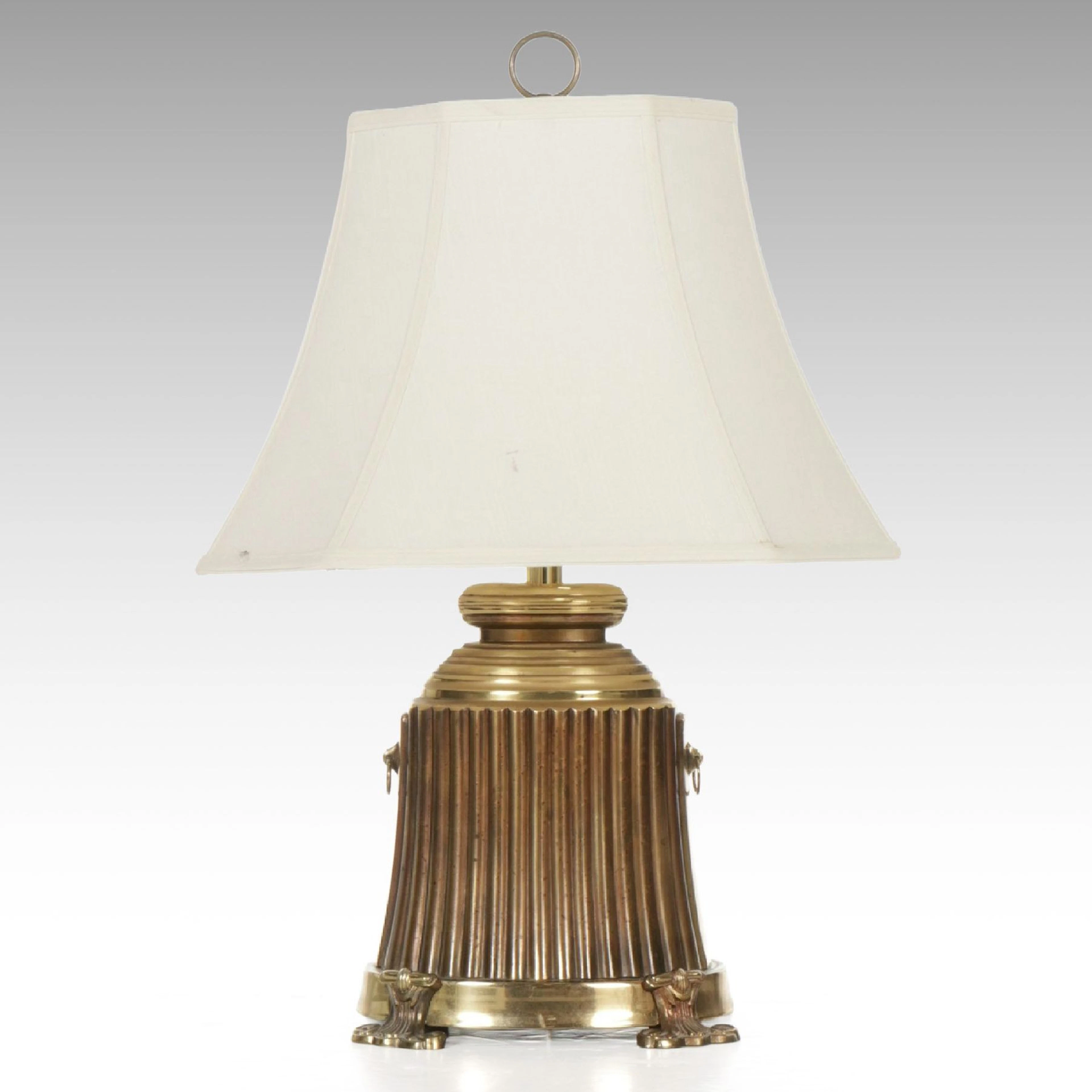 Westwood Hollywood Regency Brass Table Lamp, Mid-20th Century