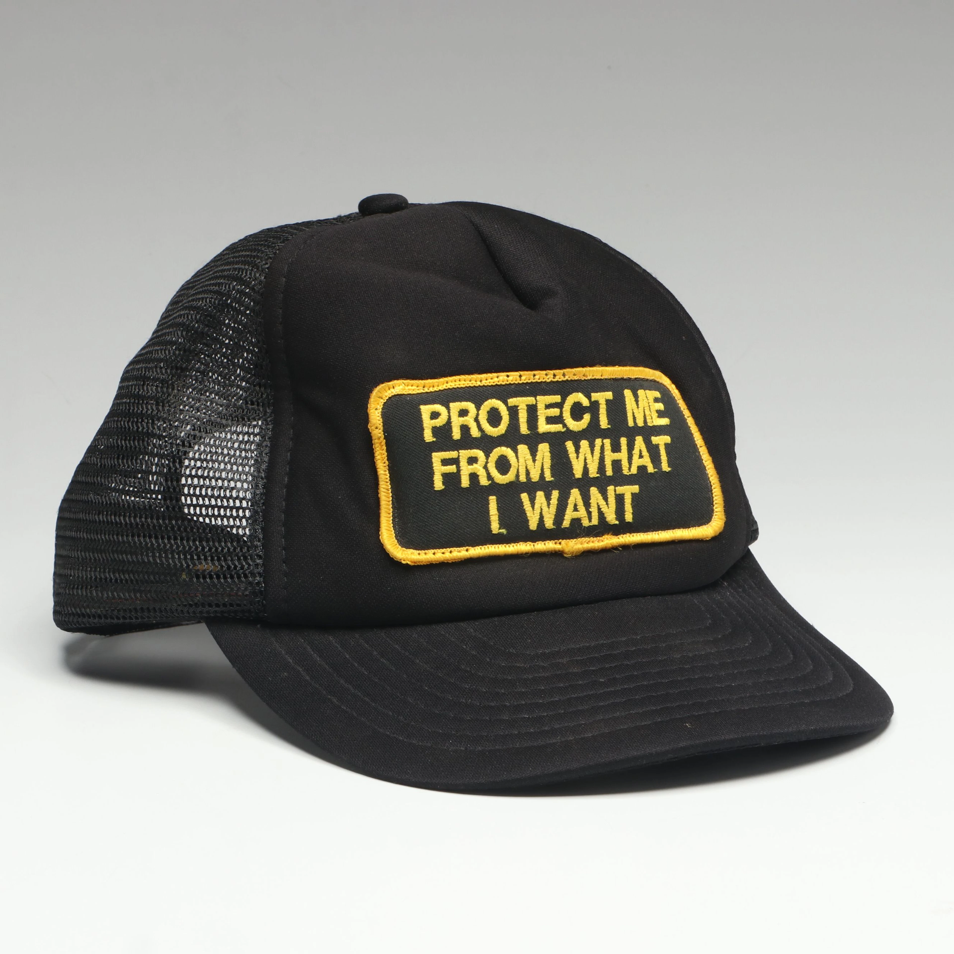 Original Jenny Holzer "Protect Me From What I Want" Hat from the Survival