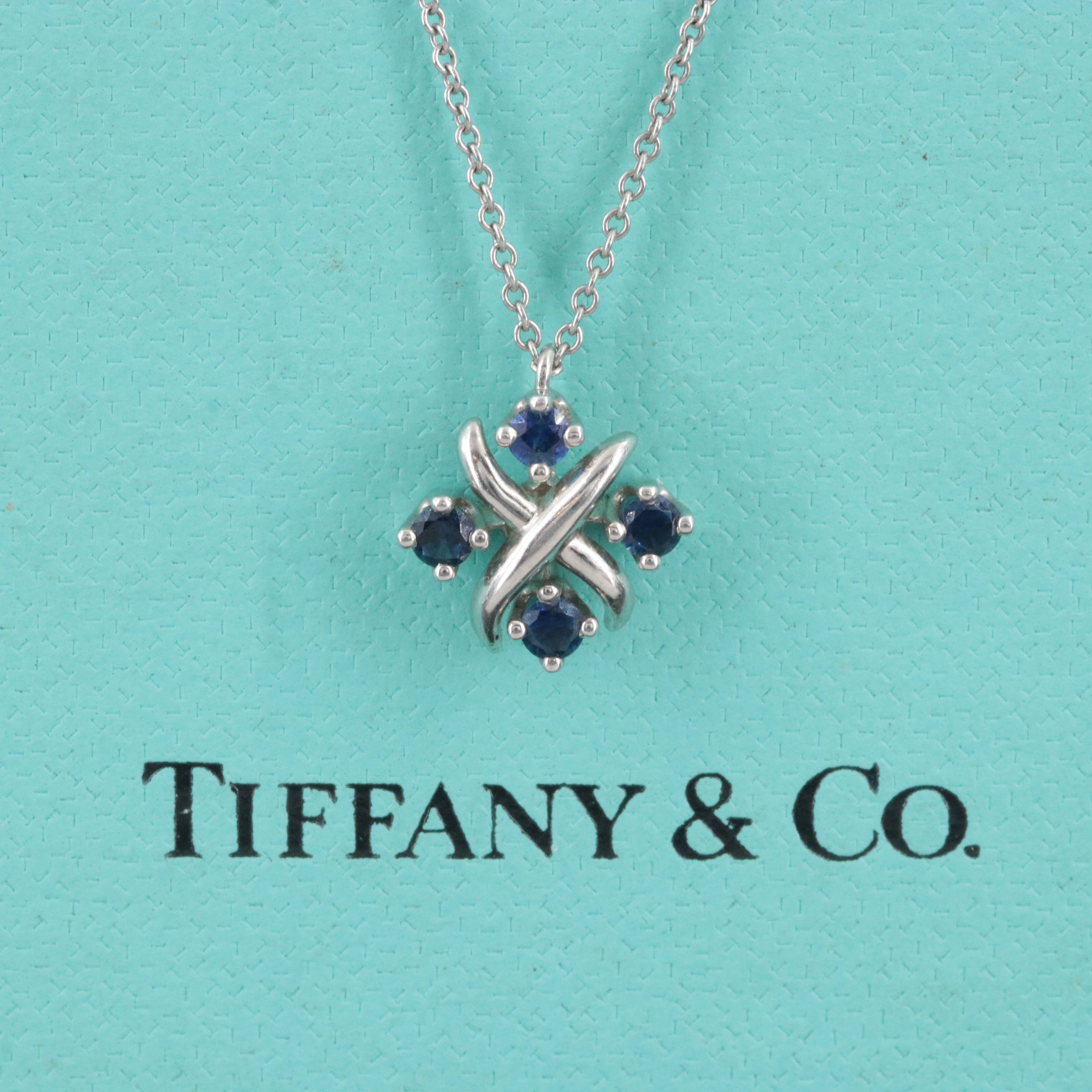Jean Schlumberger for Tiffany & Co. Sixteen Stone Platinum Sapphire Necklace