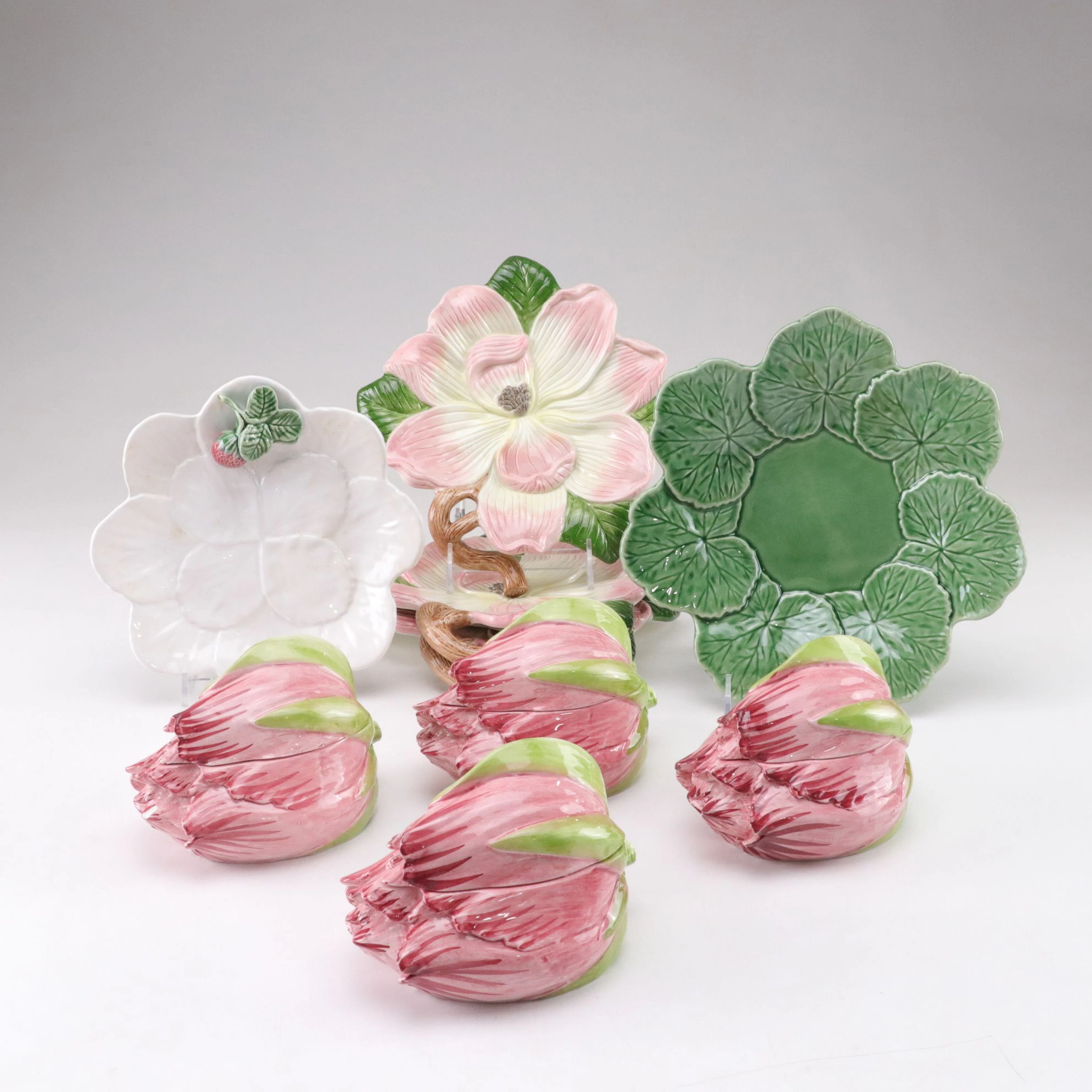 Bordallo, Fitz & Floyd, & Neiman Marcus Plates, Dessert Plate, & More