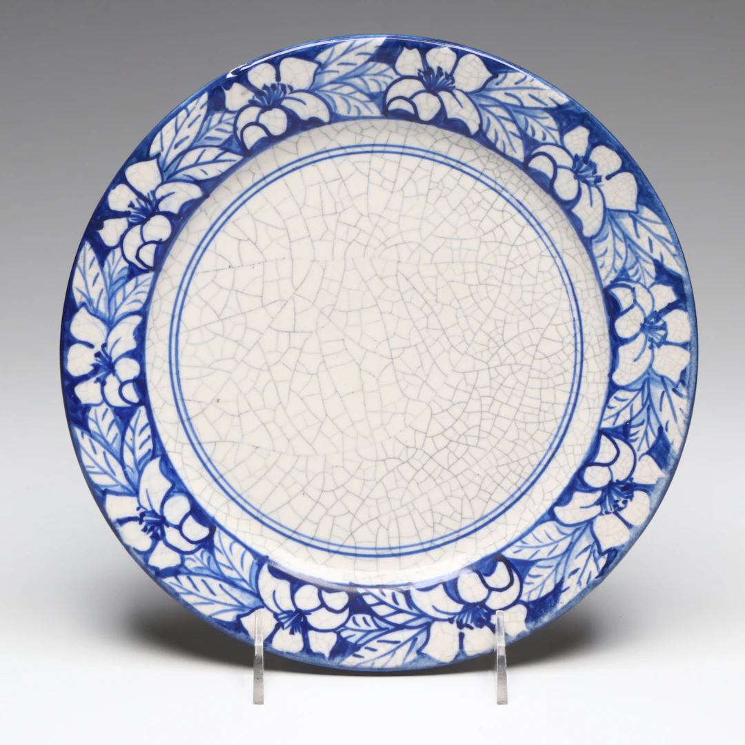 Dedham Pottery Plate, Late 19th/Early 20th Century
