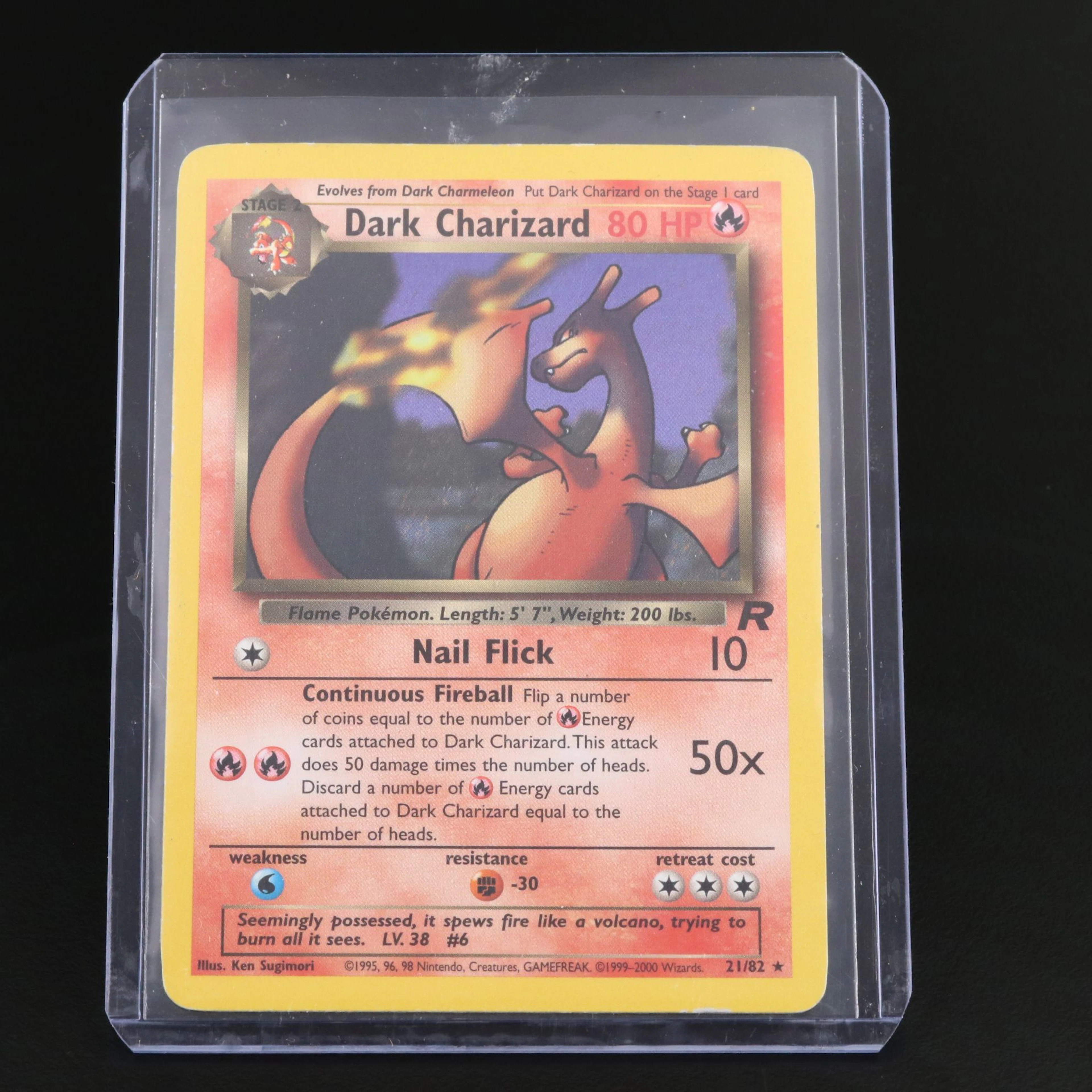 Team Rocket Dark Charizard Pokémon Card