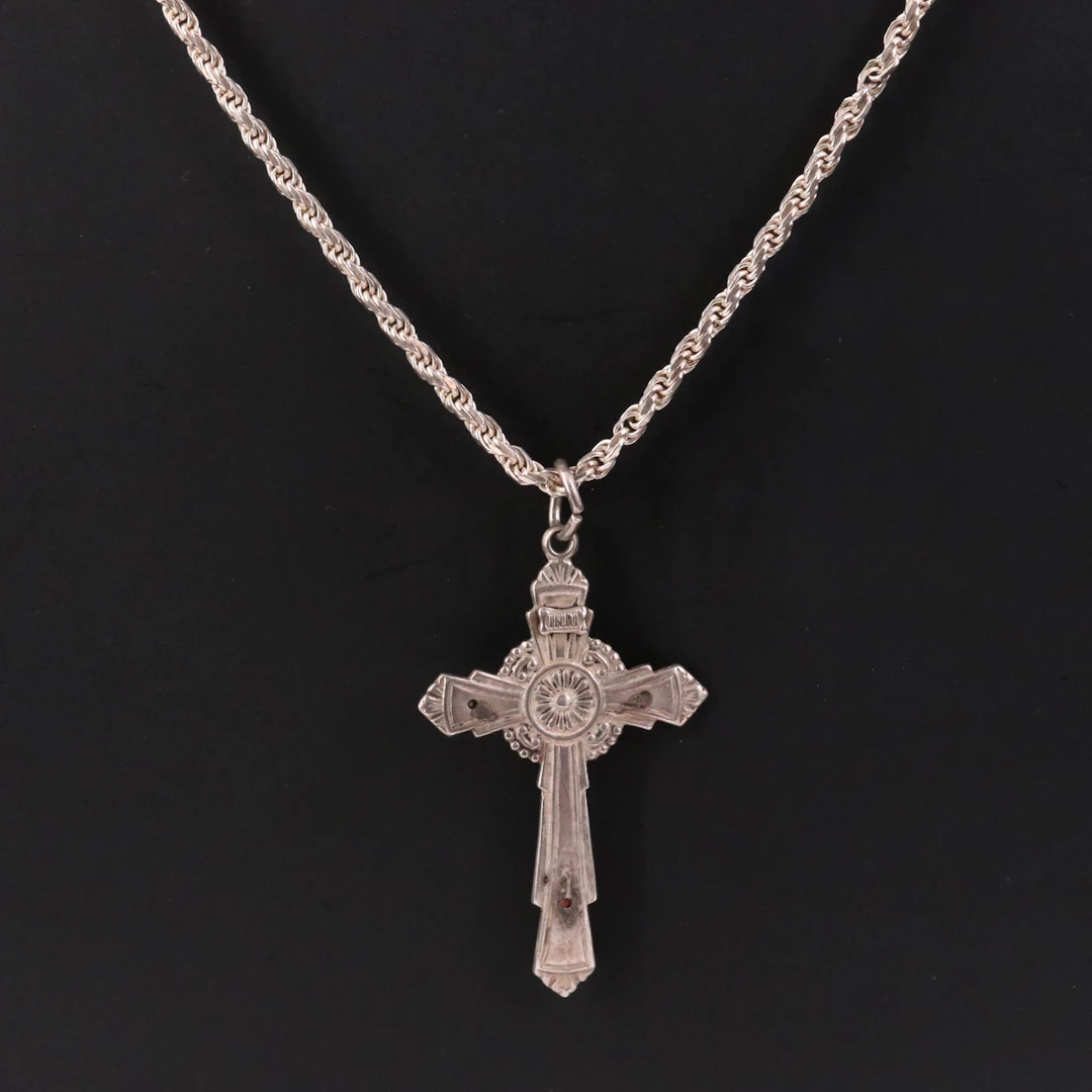 Sterling Cross Necklace