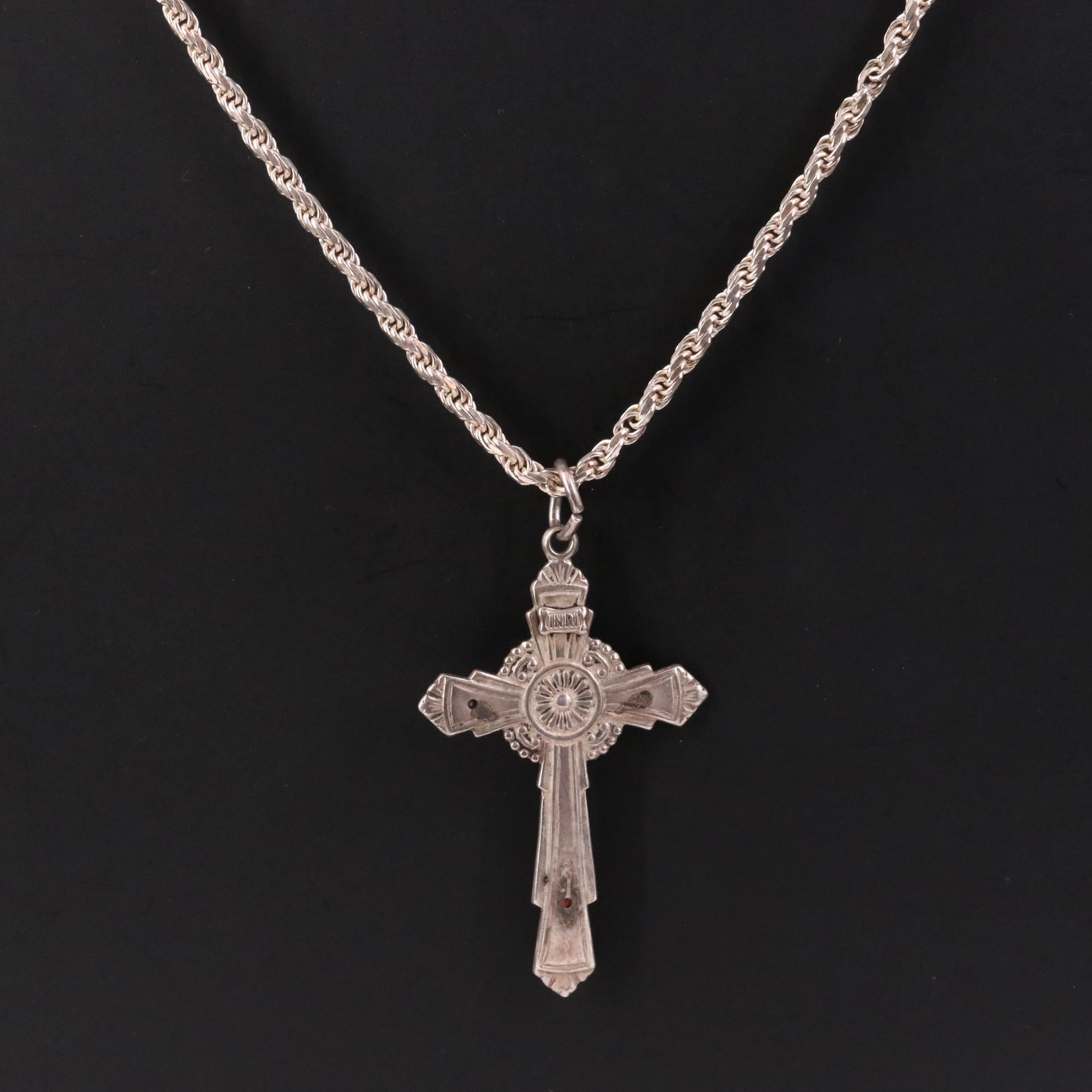 Sterling Cross Necklace