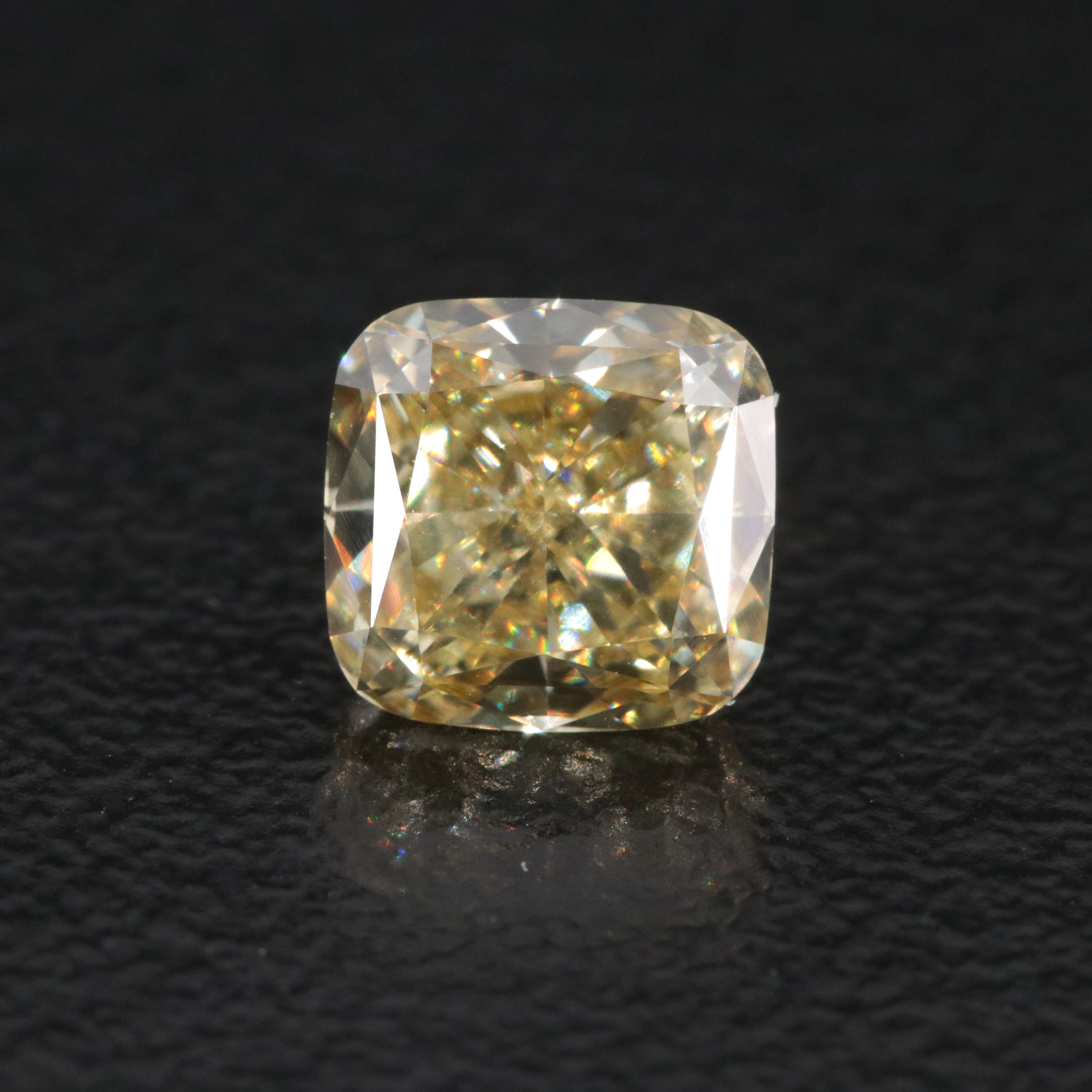 Loose 1.07 CT Fancy Yellow Lab Grown Diamond