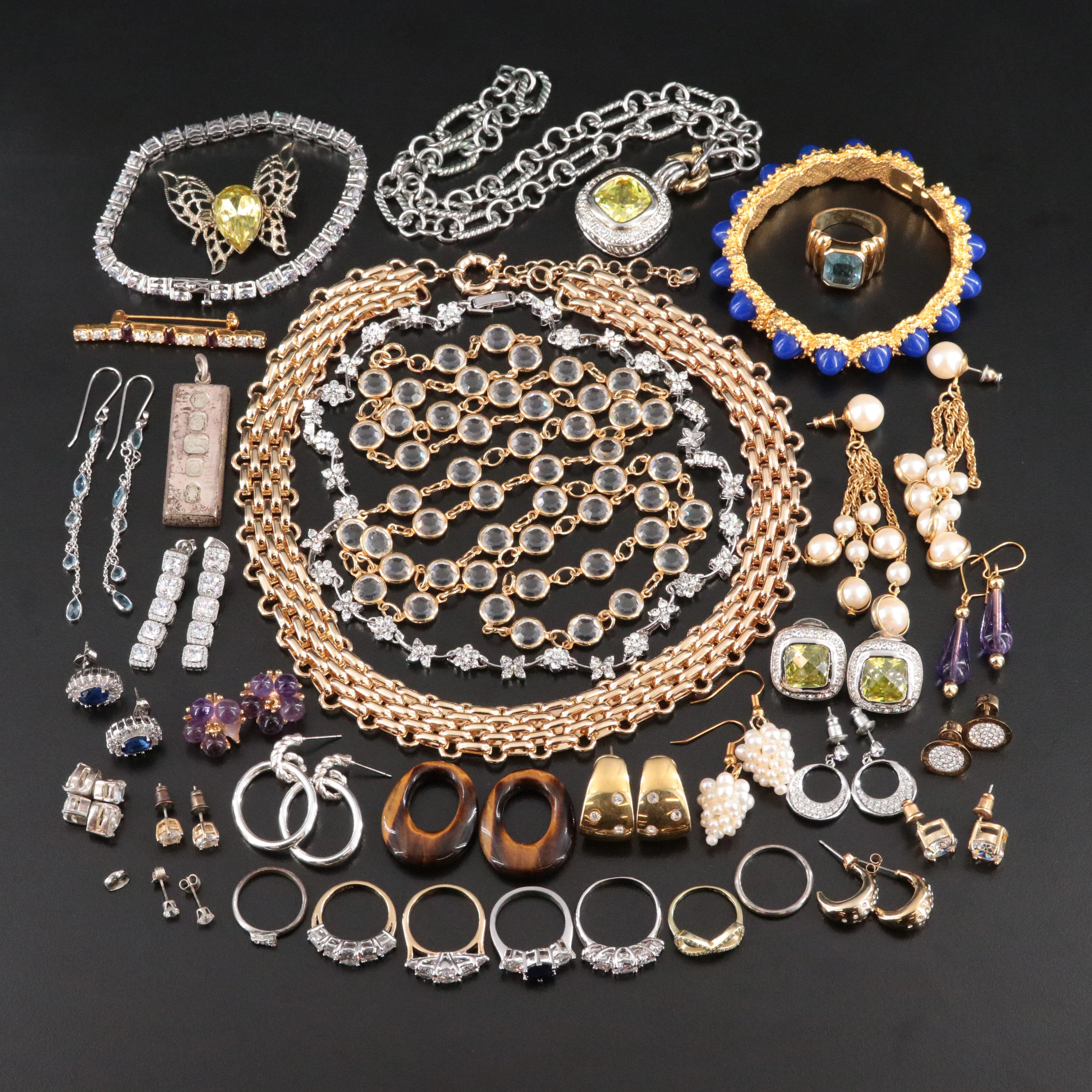 Swarovski, Sterling and Tiger's Eye Featured in Jewelry Collection