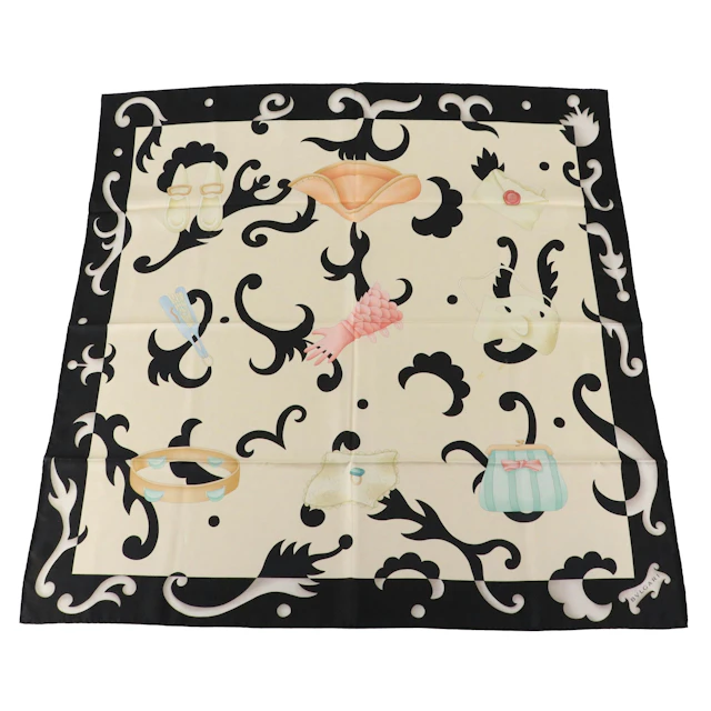 BVLGARI x Davide Pizzigoni Scarf 90 in Silk Twill