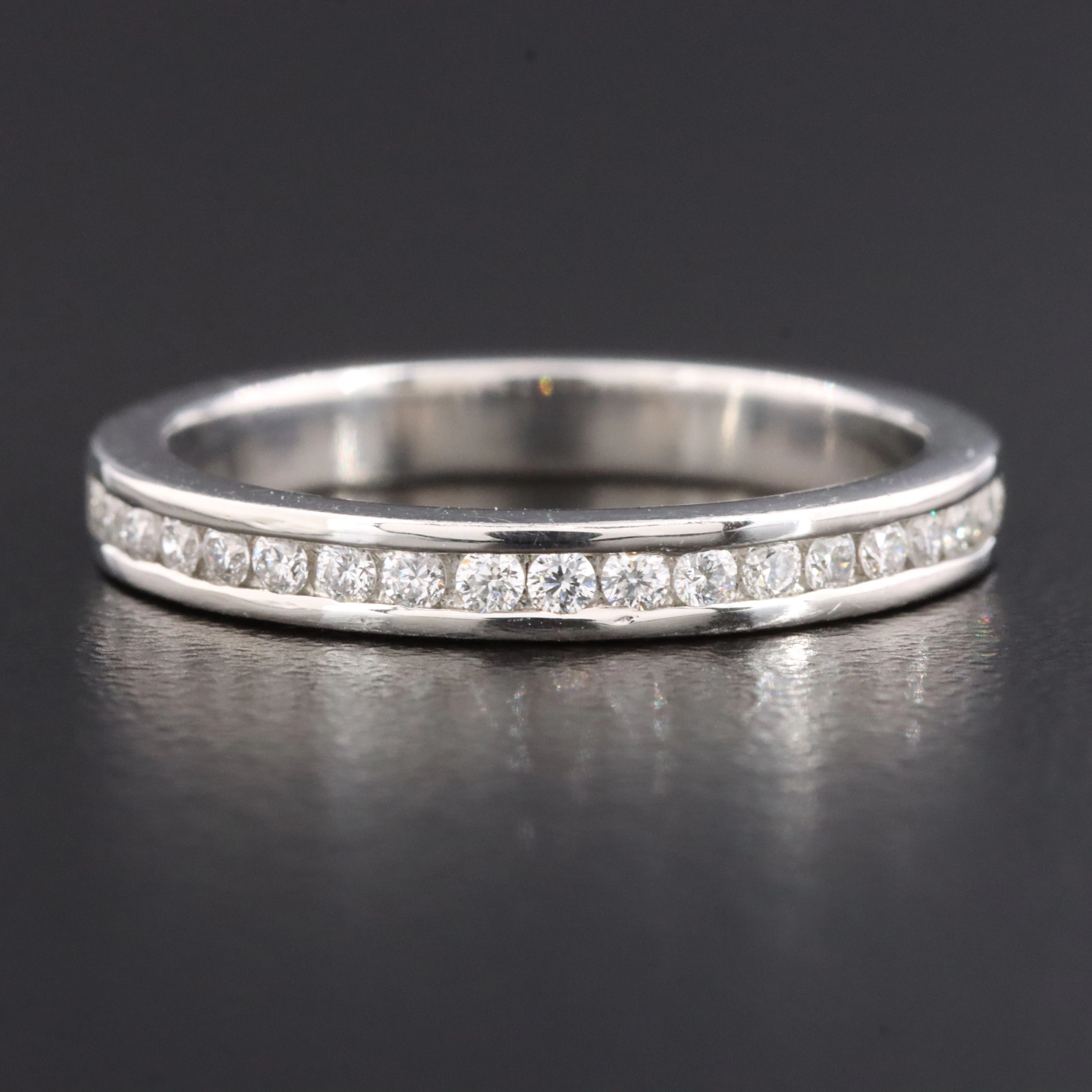 Platinum 0.33 CTW Diamond Channel Band