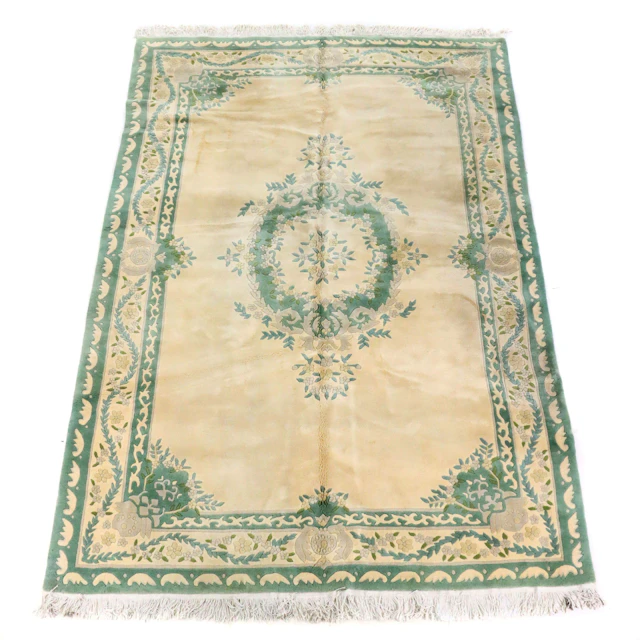 9'9 x 15'1 Hand-Knotted Chinese Peking Style Room-Sized Rug