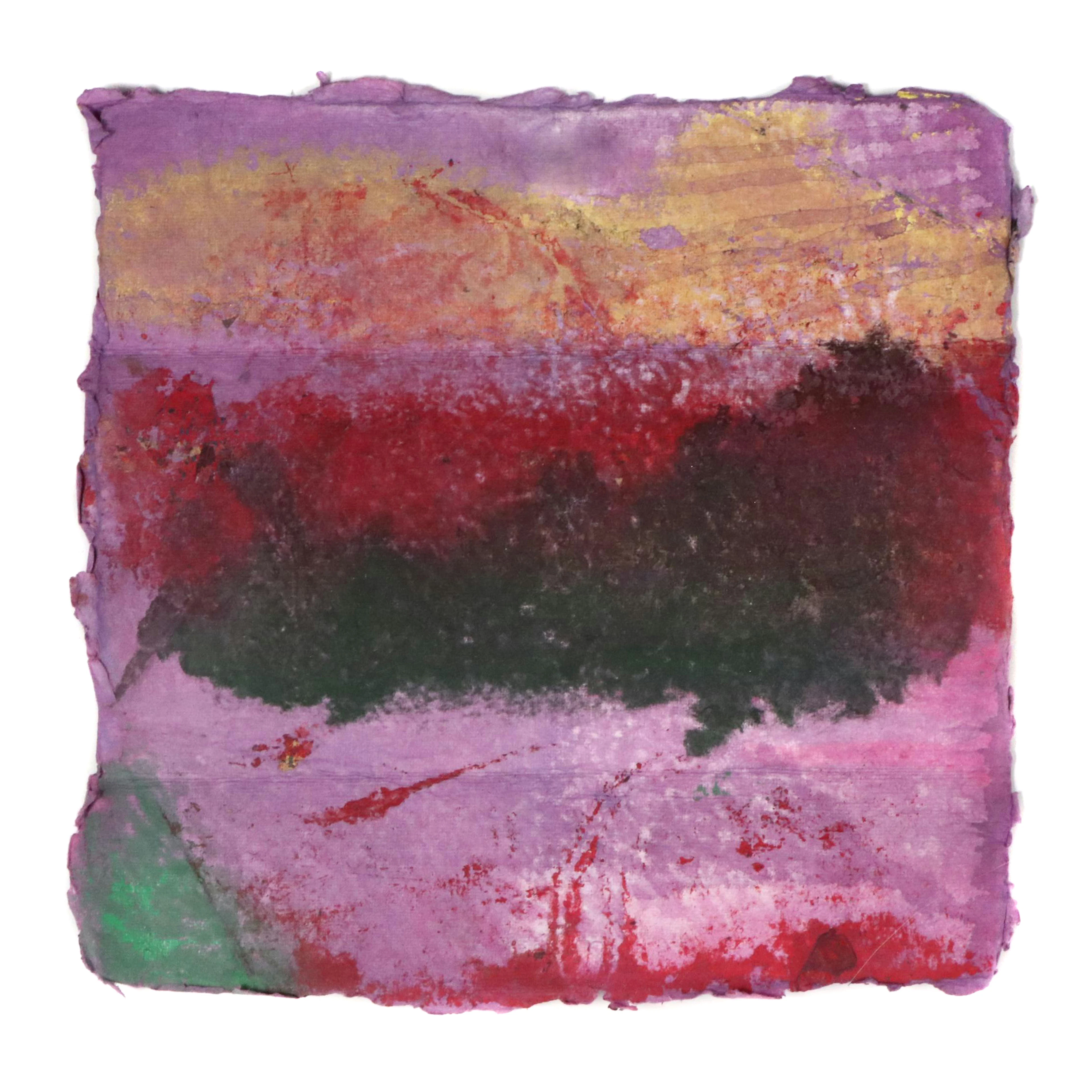 Sam Gilliam Mixed Meda Abstract Painting, 2013