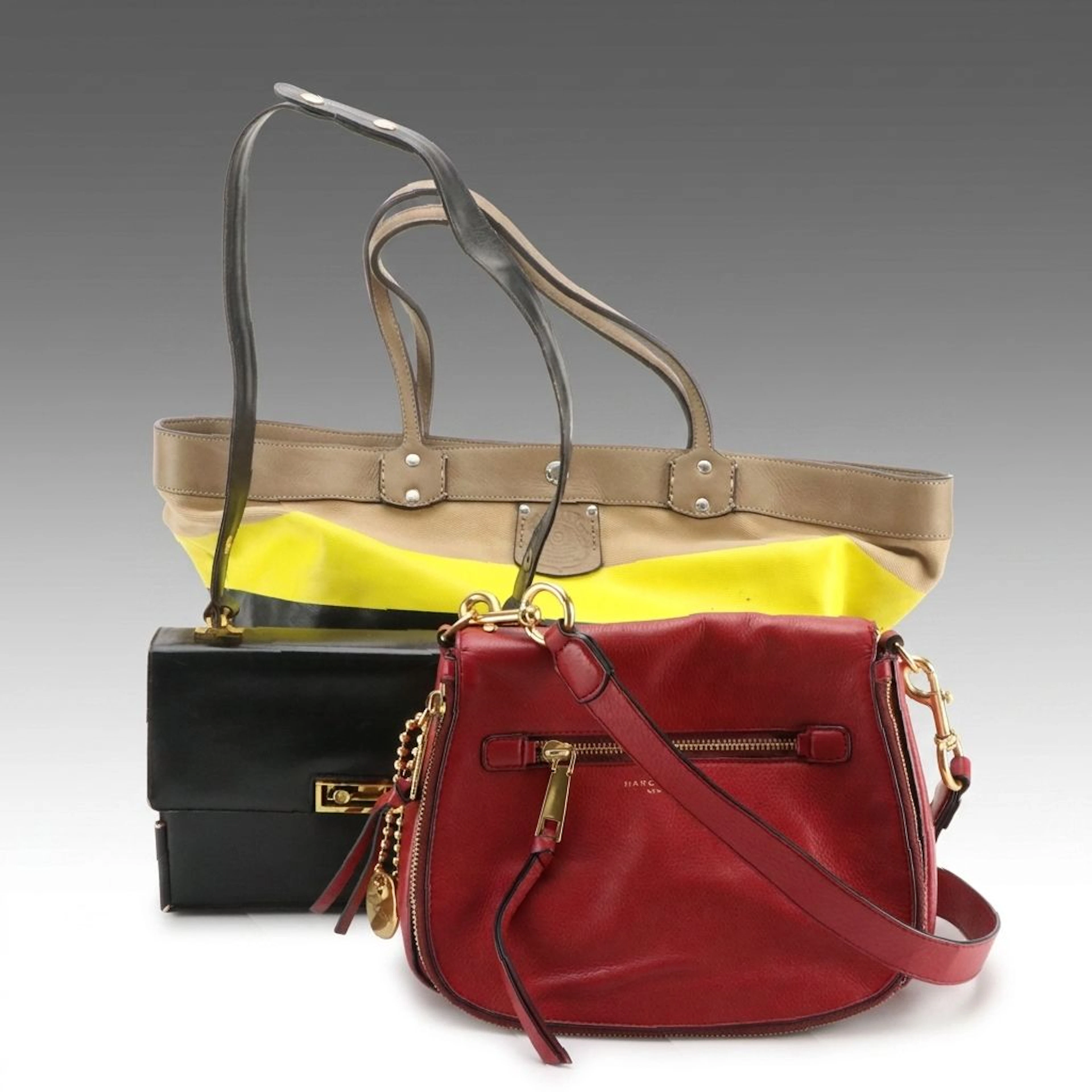 Ghurka Smyth II Tote Bag, Marc Jacobs Recruit Saddle Bag, Other Accordion Purse