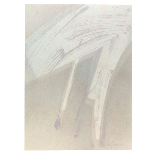 Kent K. Pachuta Abstract Mixed Media Painting, 1984