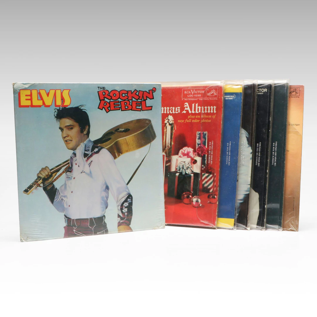 "Elvis' Christmas Album", "The Rockin' Rebel" and More Elvis Vinyl Records