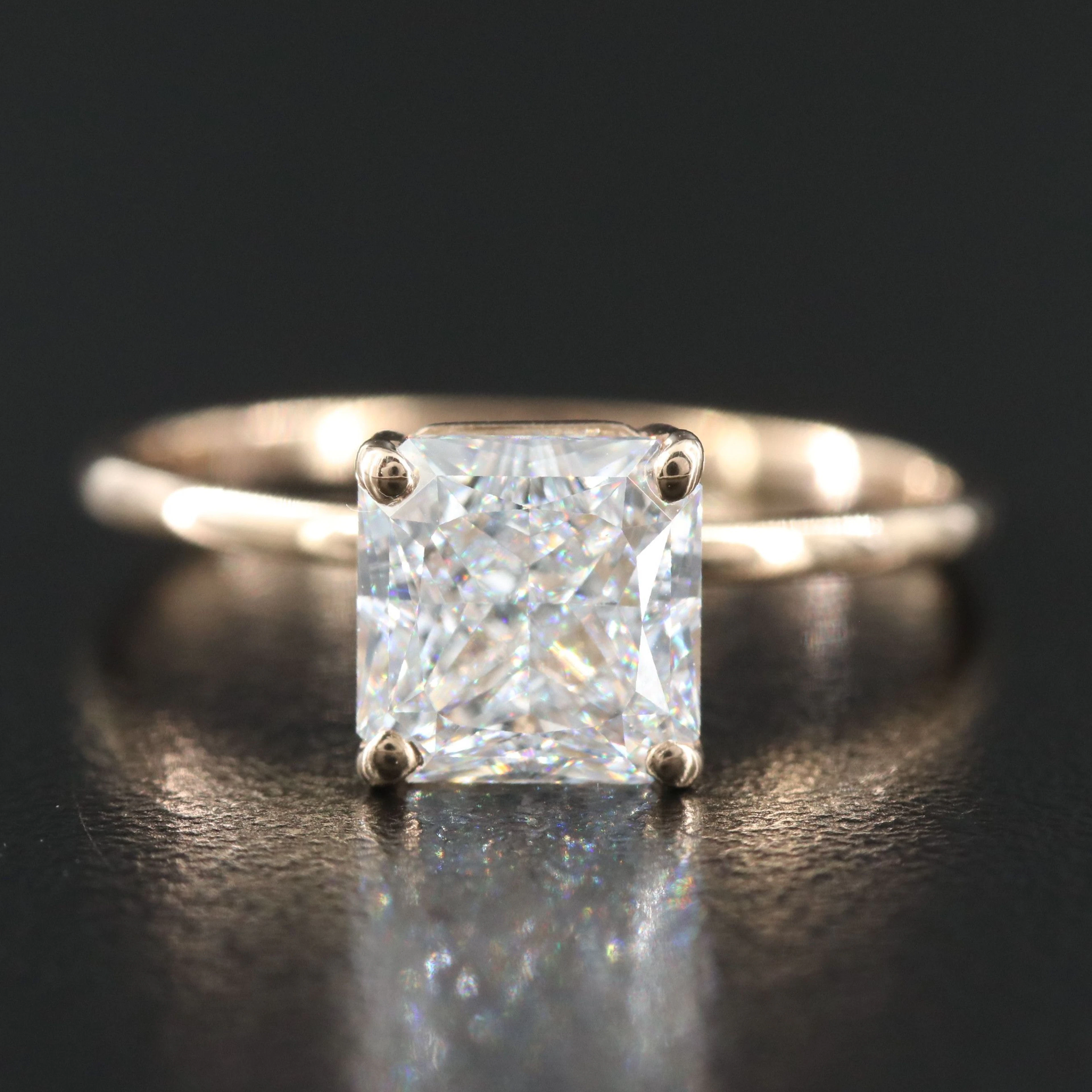 14K 2.17 CT Lab Grown Diamond Ring with IGI Report