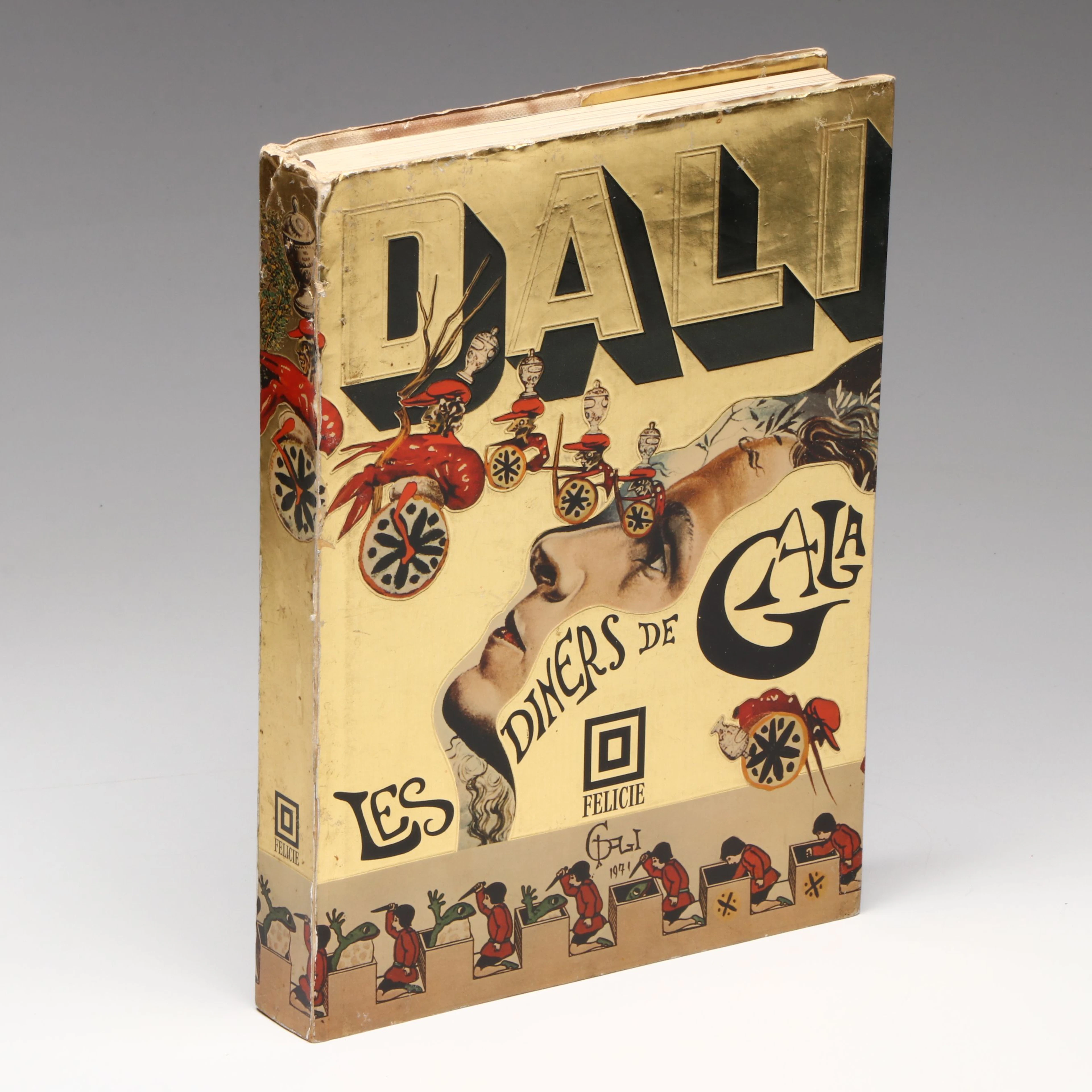 First Edition "Les dîners de Gala" by Salvador Dalí, 1973