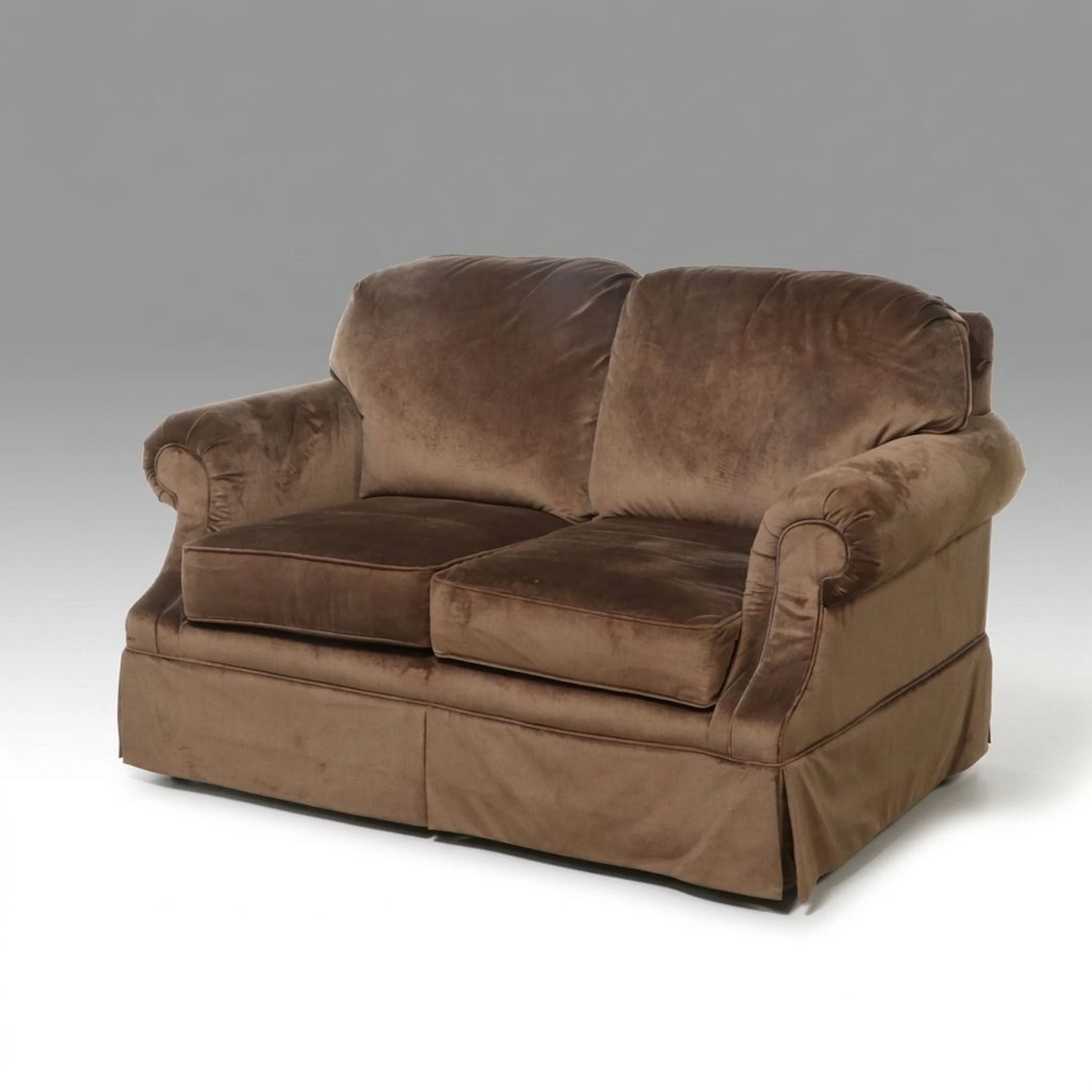 Flexsteel Brown Upholstered Loveseat