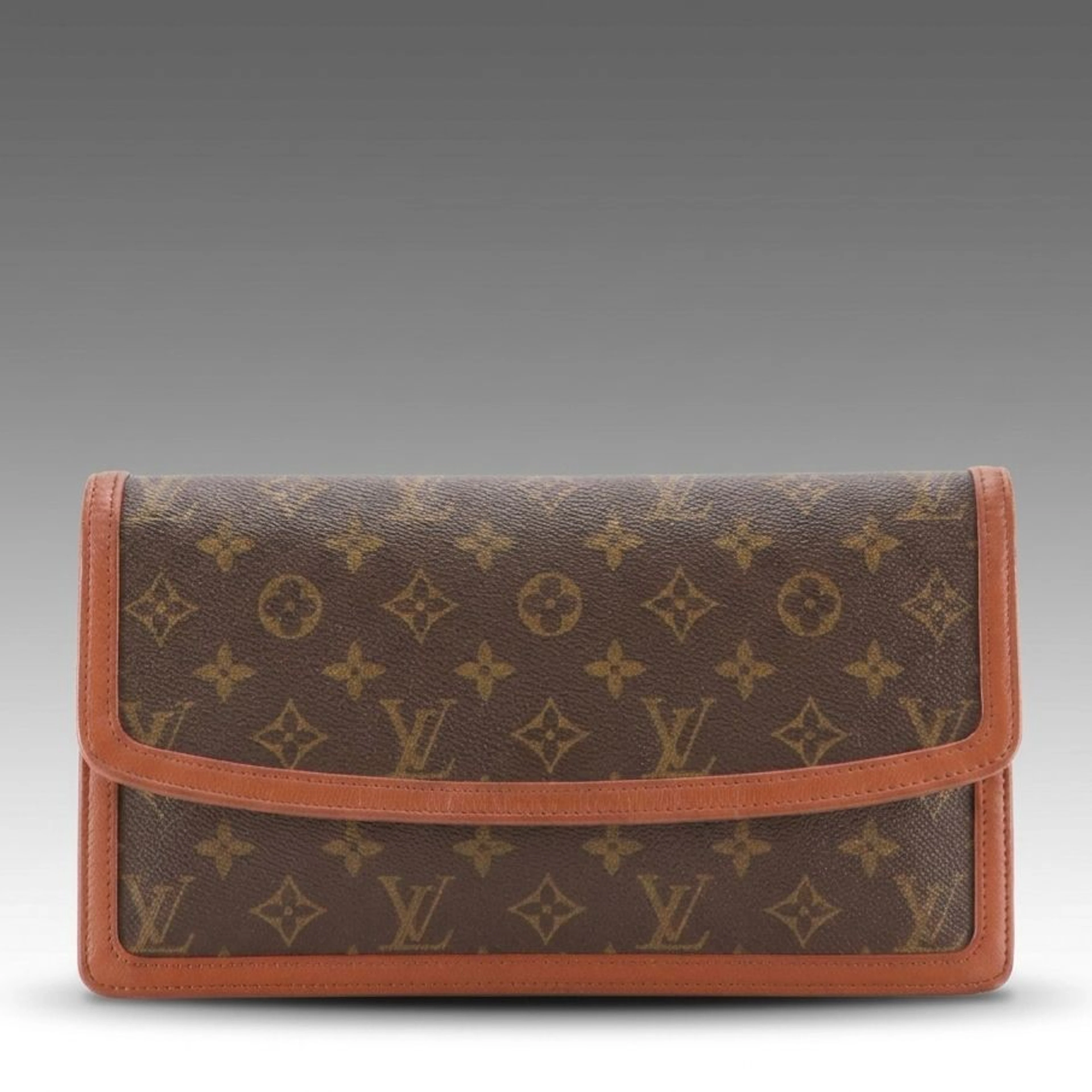 Louis Vuitton Pochette Dame Clutch Purse in Monogram Canvas, Vintage
