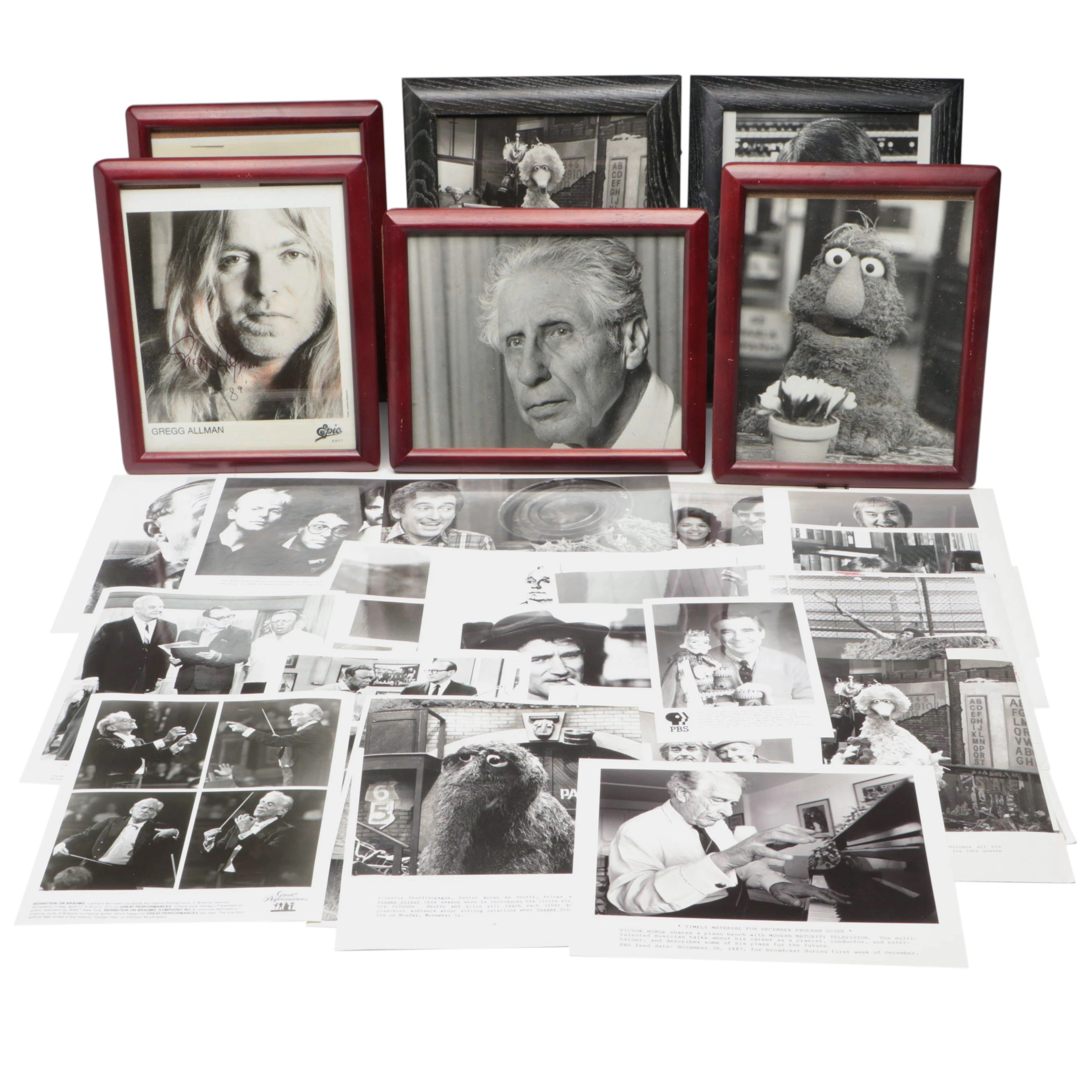 Gregg Allman Signed Promotional Print with Mr. Rogers and More Photo Prints