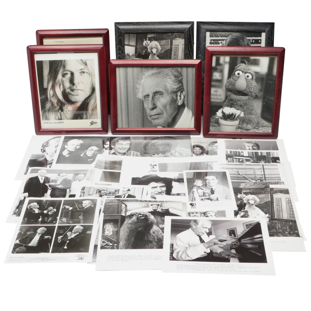 Gregg Allman Signed Promotional Print with Mr. Rogers and More Photo Prints