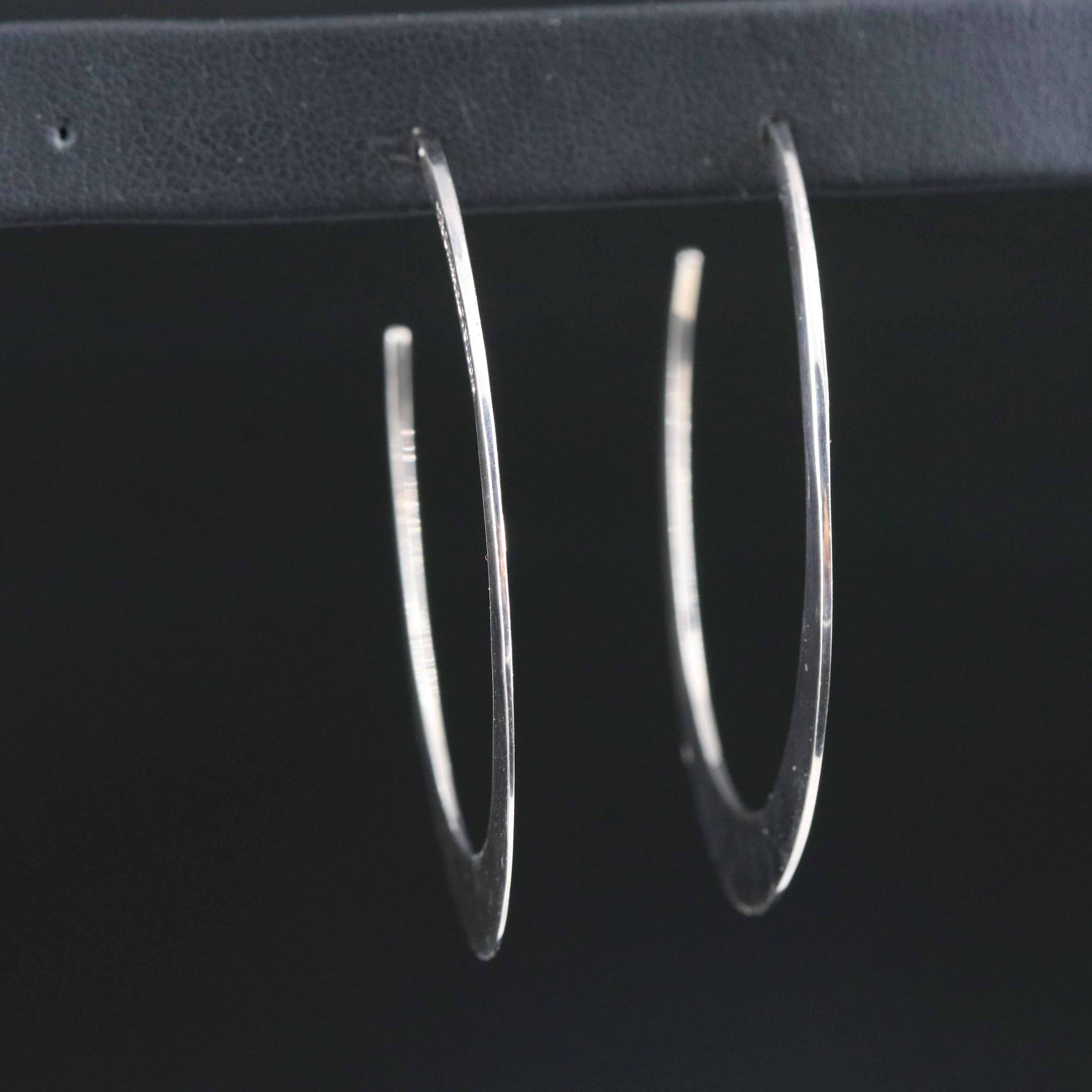 Robert Lee Morris Studio Sterling Crescent Earrings