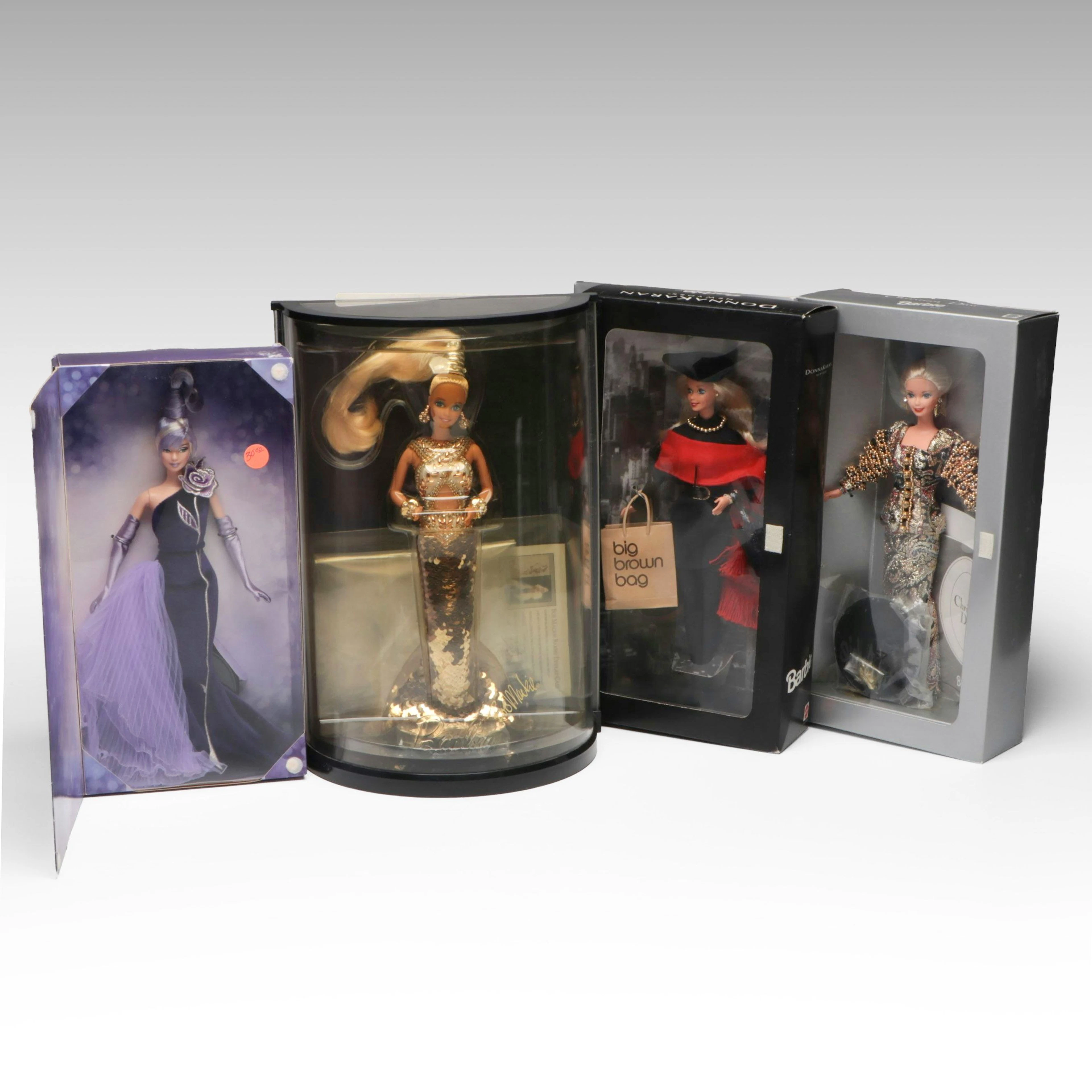 Mattel "Bob Mackie," "Christian Dior" and "Donna Karan" Barbie Dolls