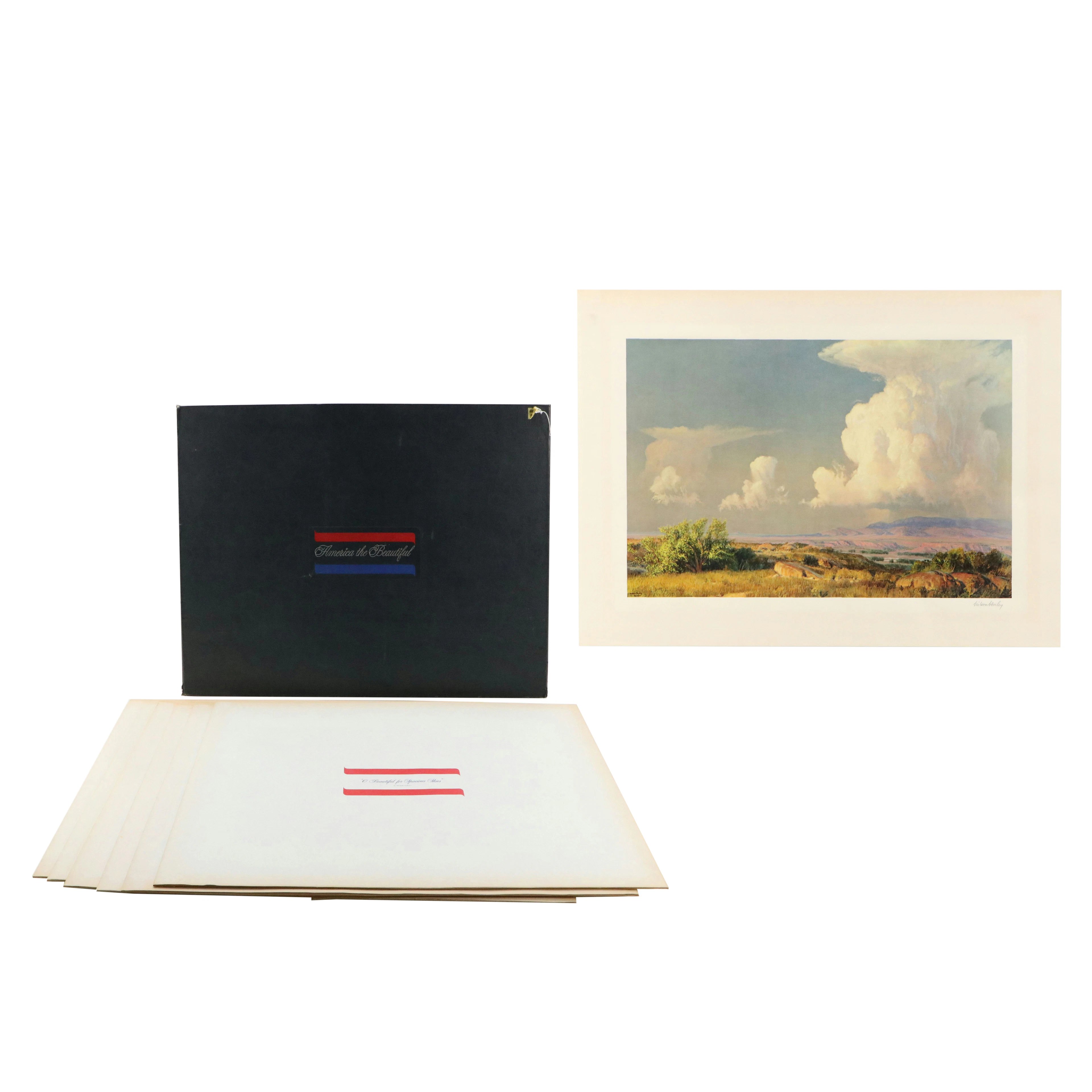 The Franklin Mint "America the Beautiful" Portfolio of Offset Lithographs