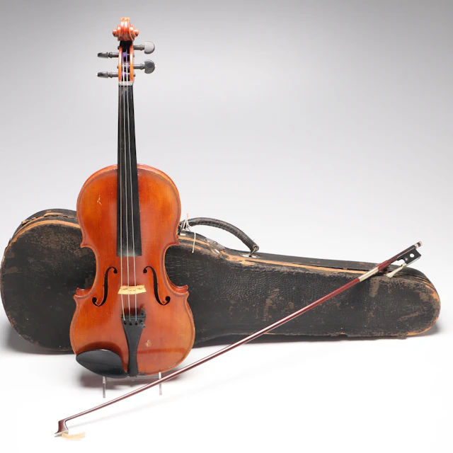 European Full-Size Violin with Case and Bow