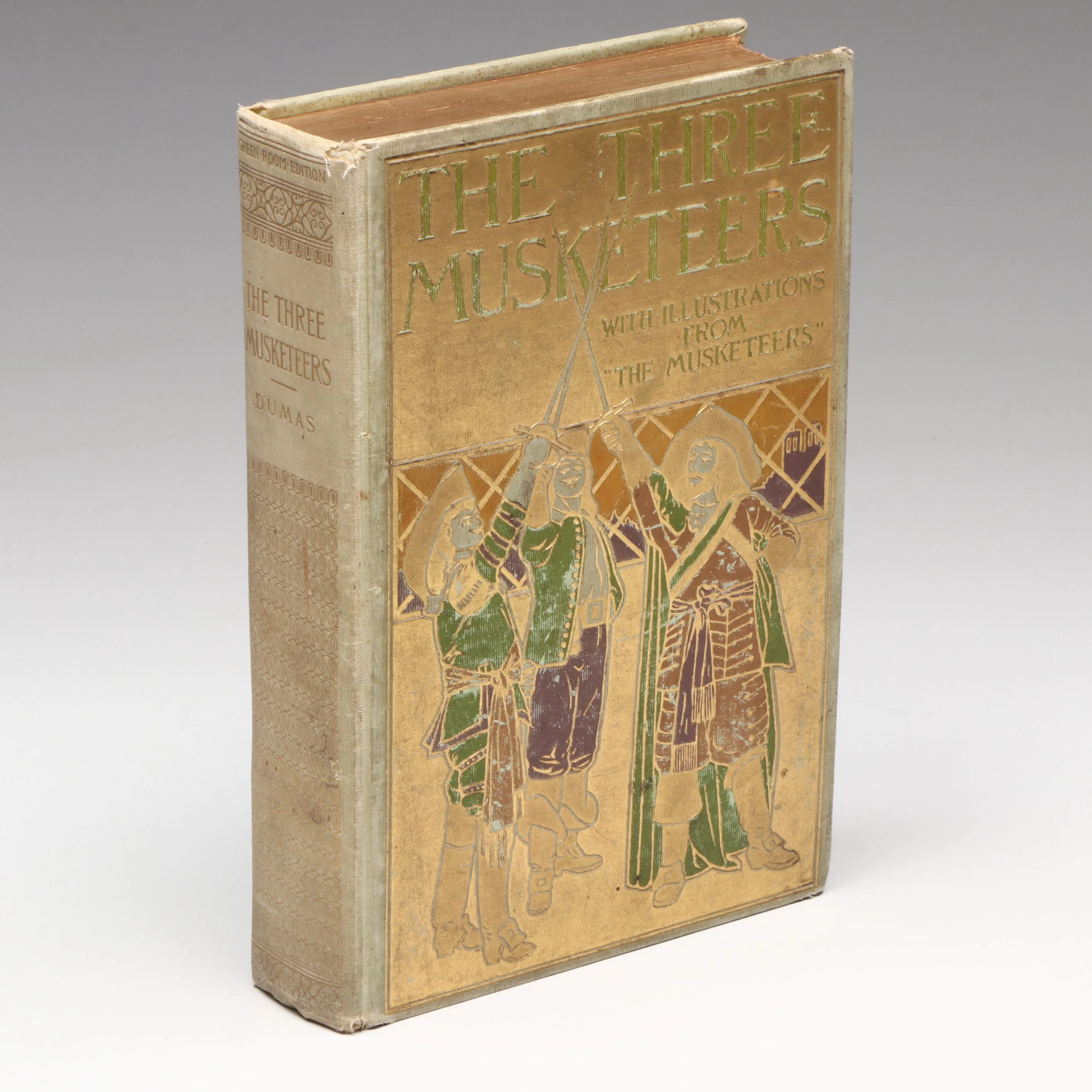 Green Room Edition "The Three Musketeers" by Alexandre Dumas, 1900