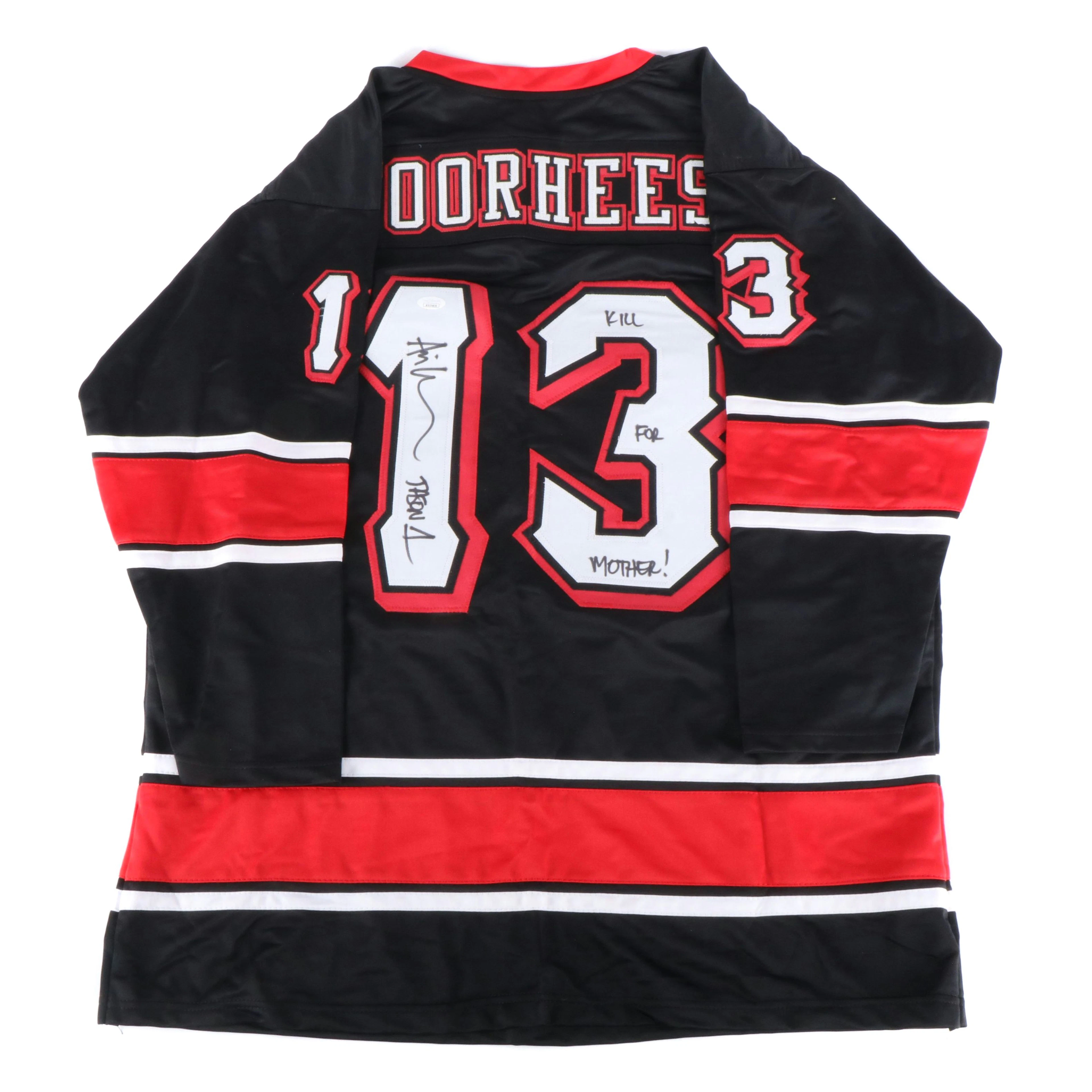 Ari Lehman Signed “Friday the 13th: Jason Voorhees" Hockey Jersey, JSA