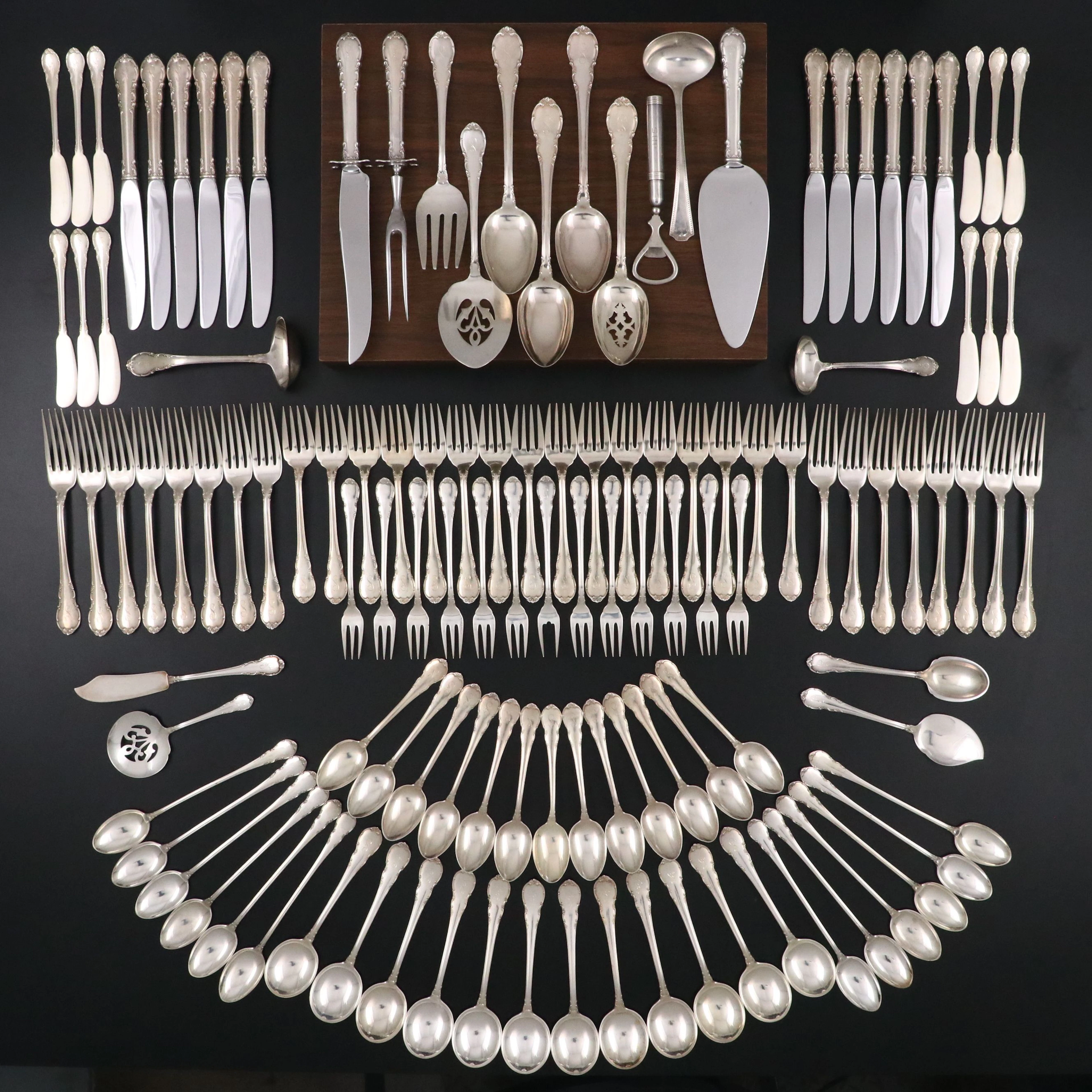 Lunt "Modern Victorian" Sterling Silver Flatware