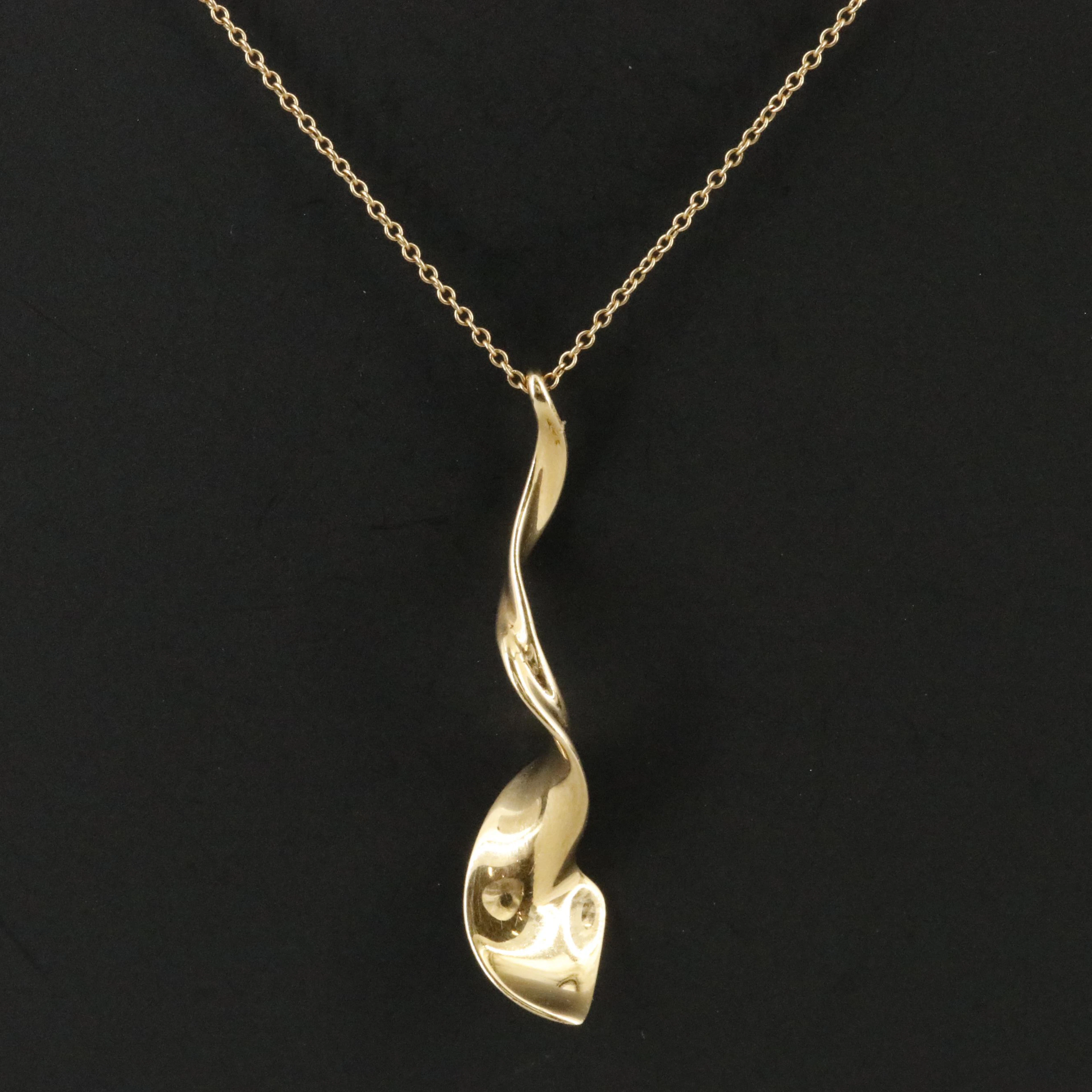 Frank Gehry for Tiffany & Co. 18K Orchid Twist Necklace