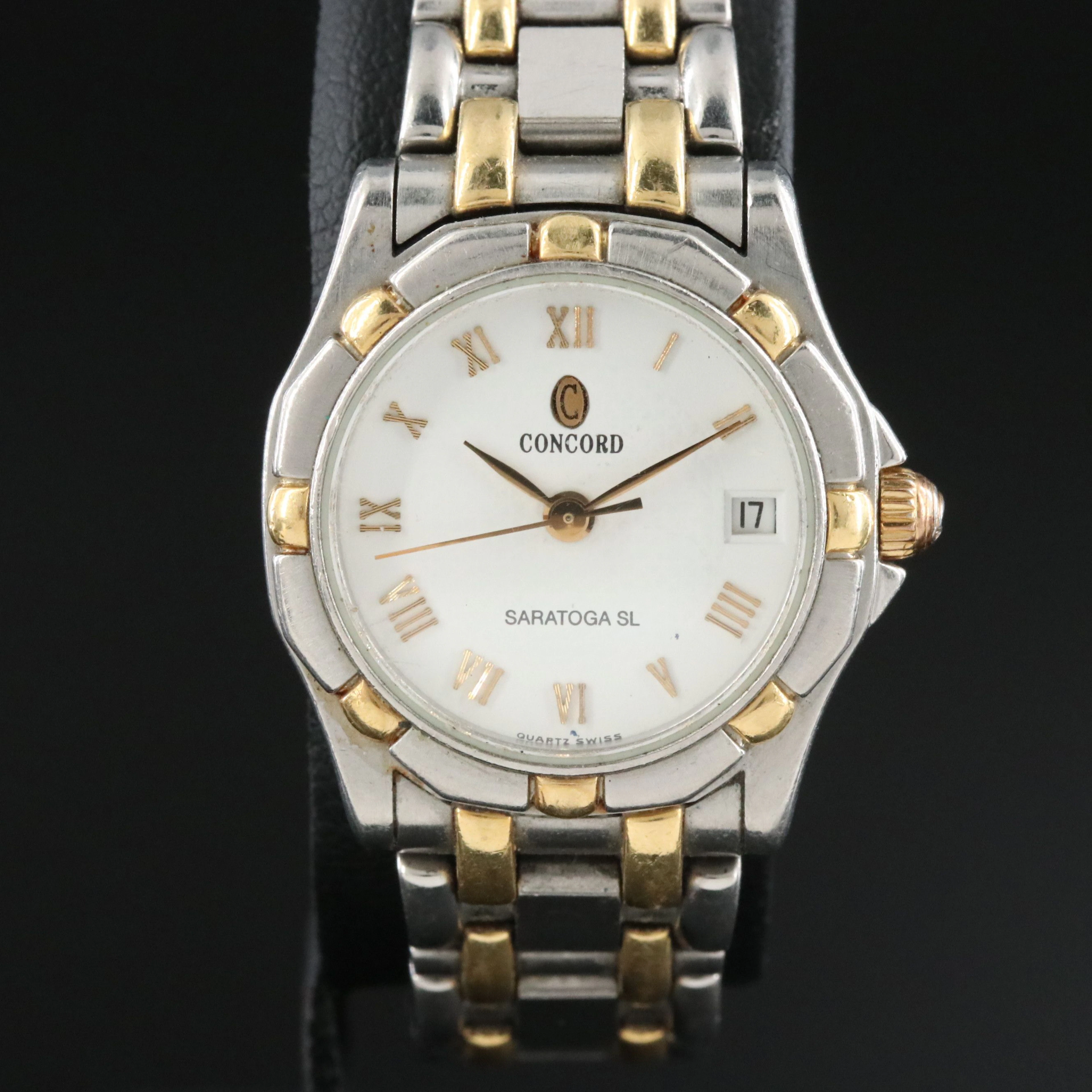 Concord Saratoga SL 18K and Stainless Steel Swiss Quartz Watch