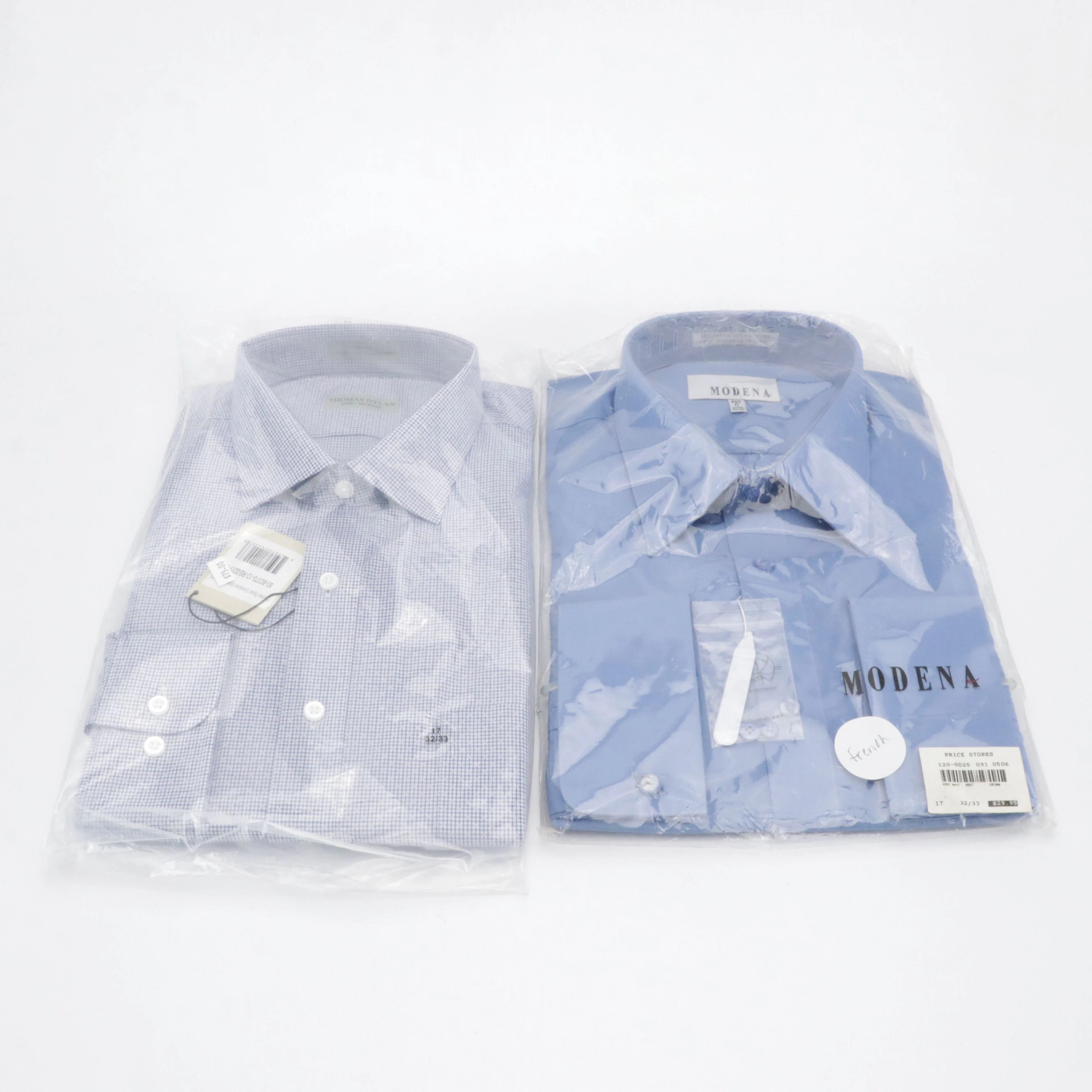 Men's Modena and Thomas Dylan Cotton Button-Up Shirts, With Tags