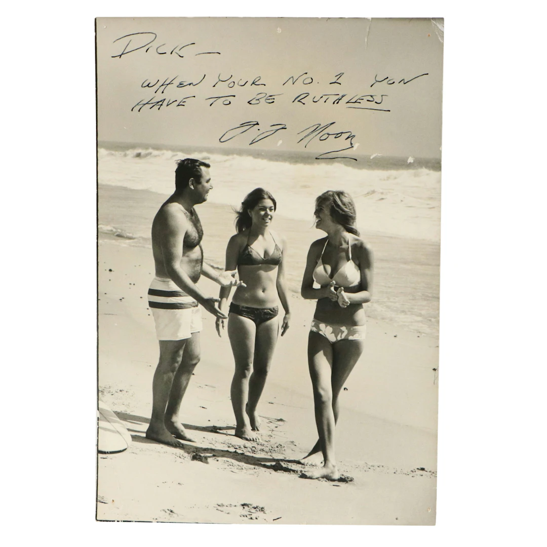 Signed Allan Grant for "LIFE" Silver Gelatin Photograph of J.J. Moon, 1966