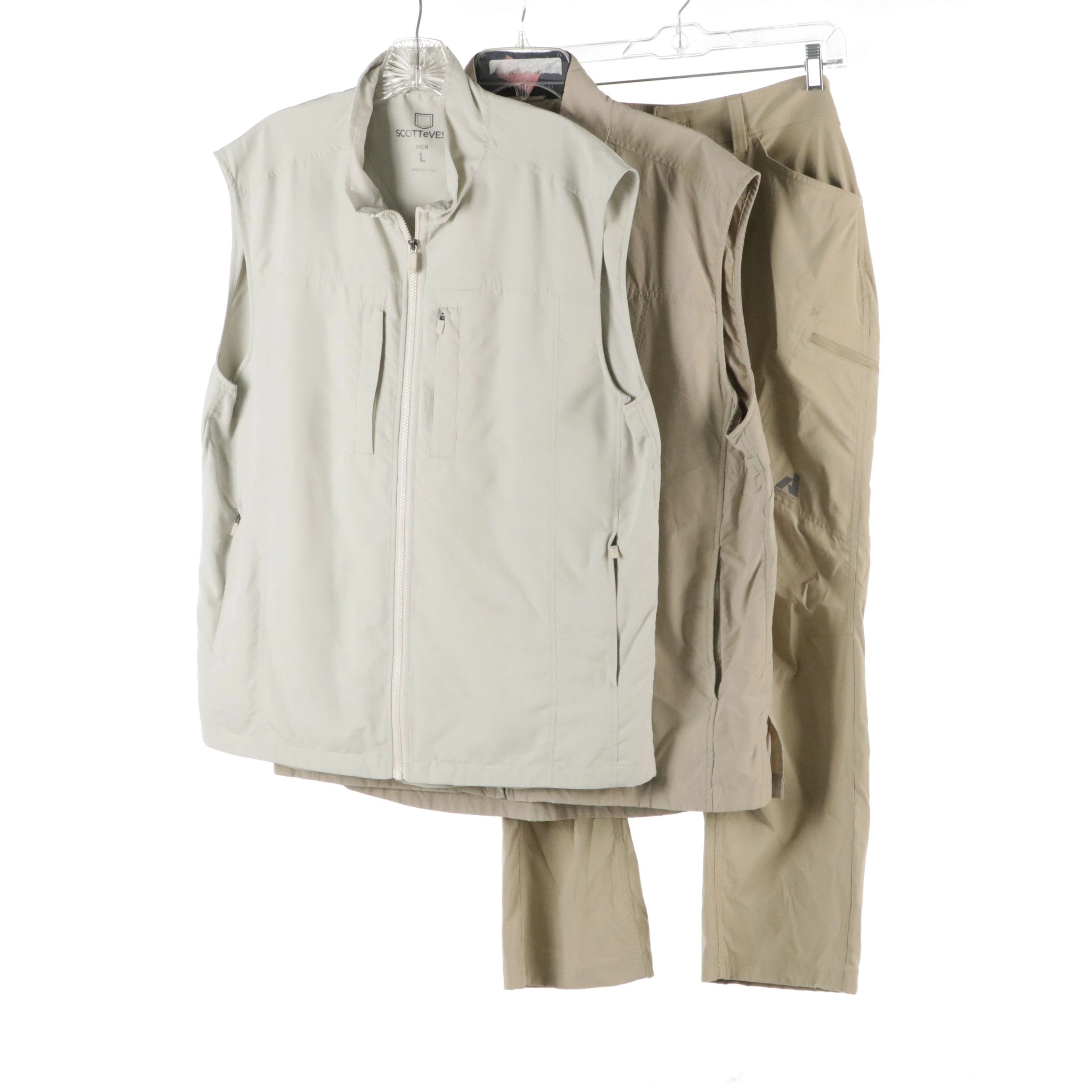 Men's ScotteVest TEC Travel Vests and Eddie Bauer First Ascent Pant