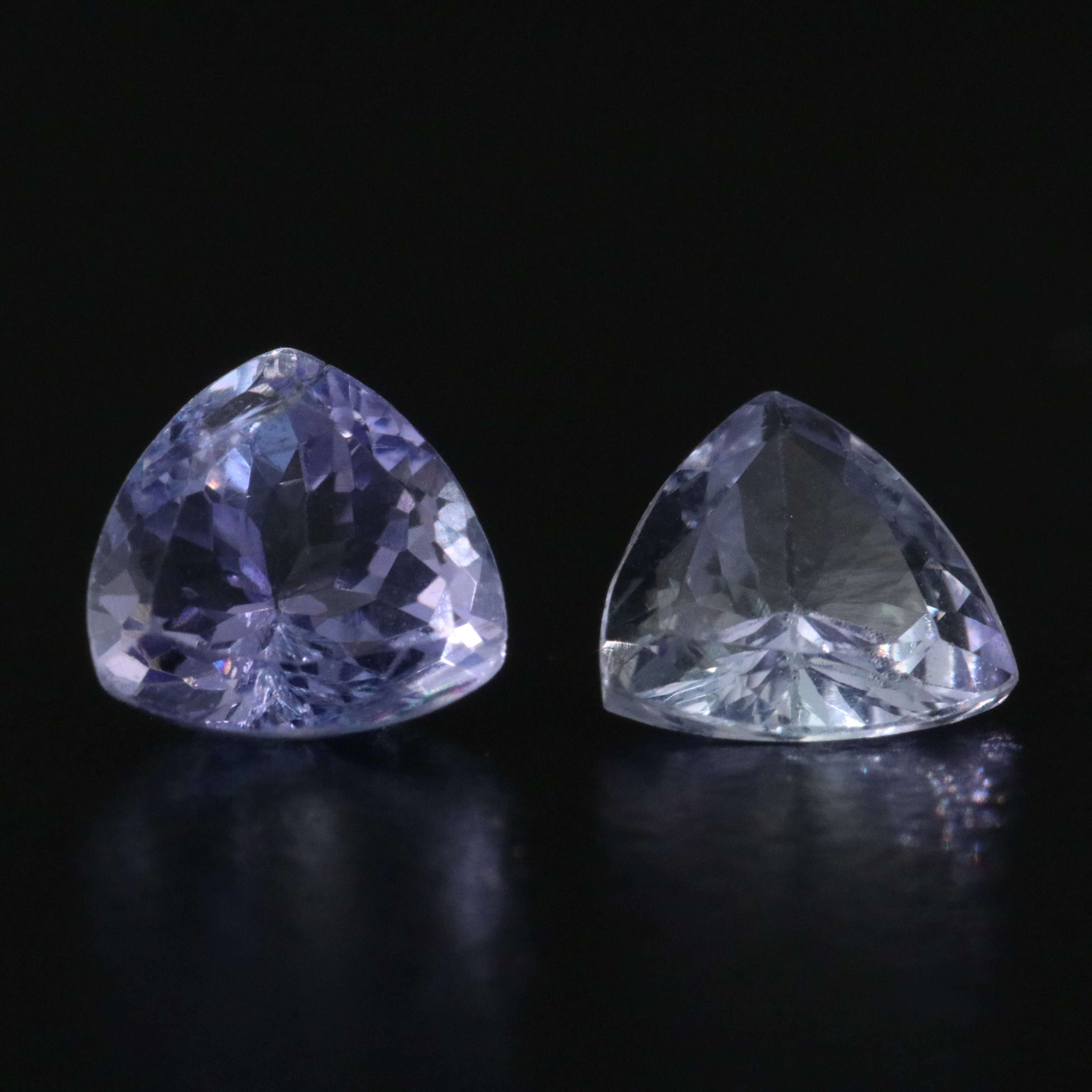 Loose 1.65 CTW Tanzanite Pair